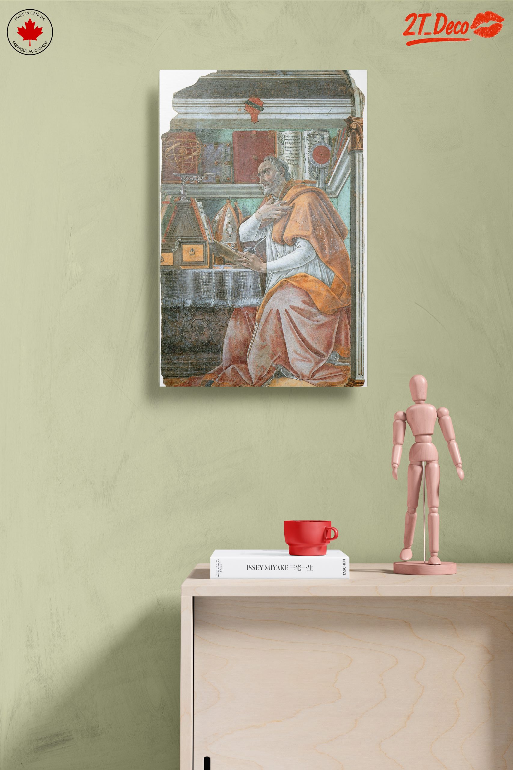 Thoughtful Classical Figure Surrounded by Books - Image 14