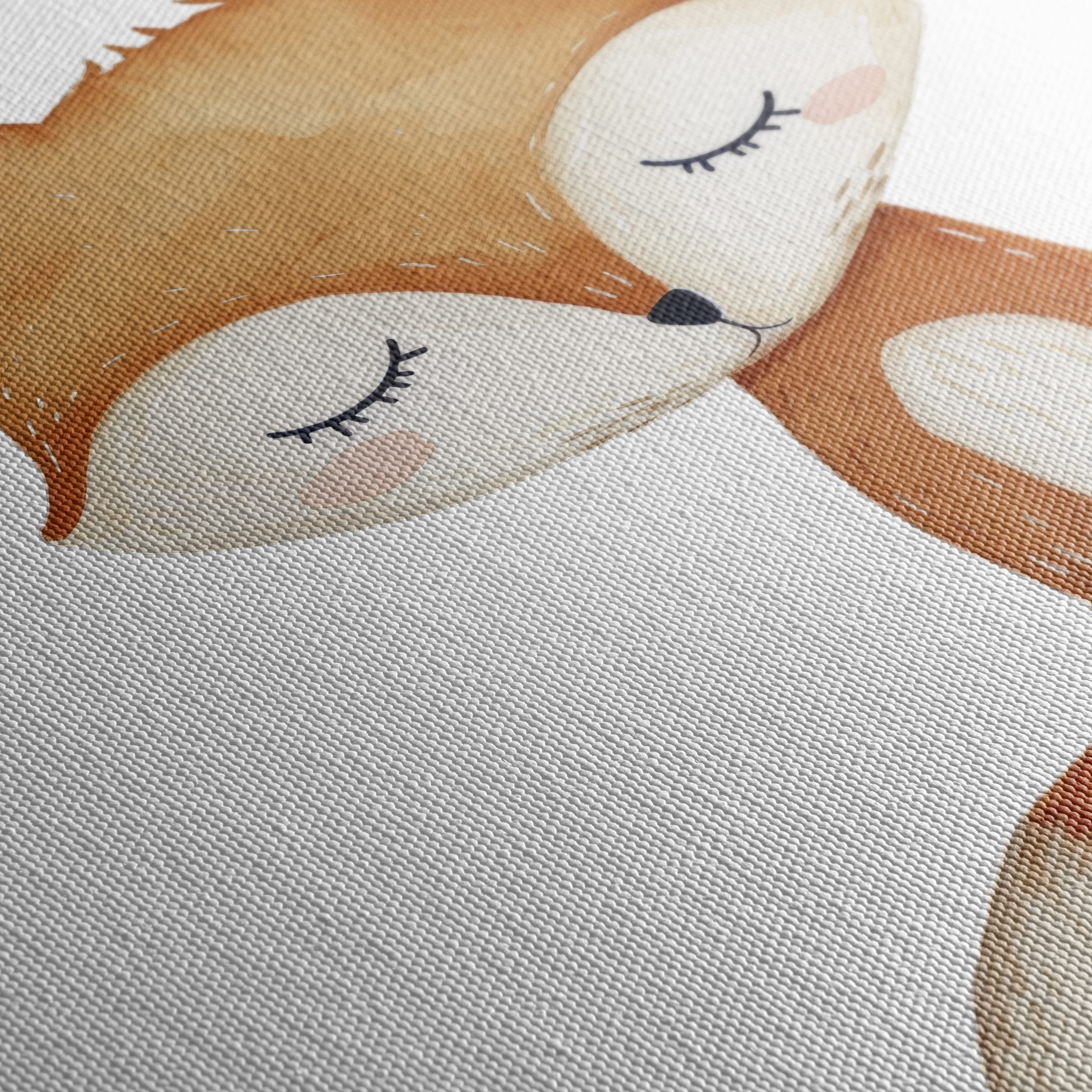Adorable Fox Watercolor Artwork - Image 5