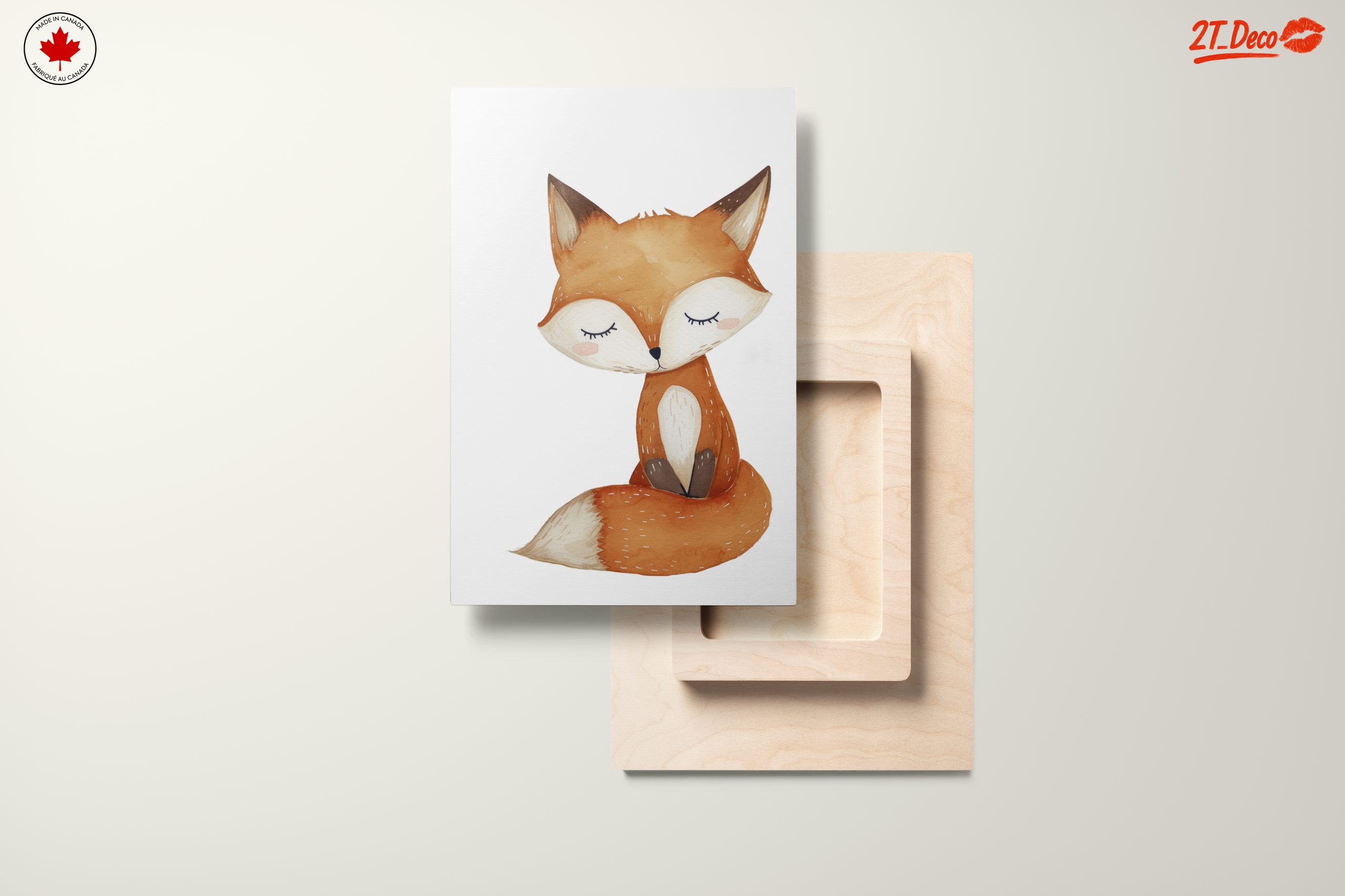 Adorable Fox Watercolor Artwork - Image 11