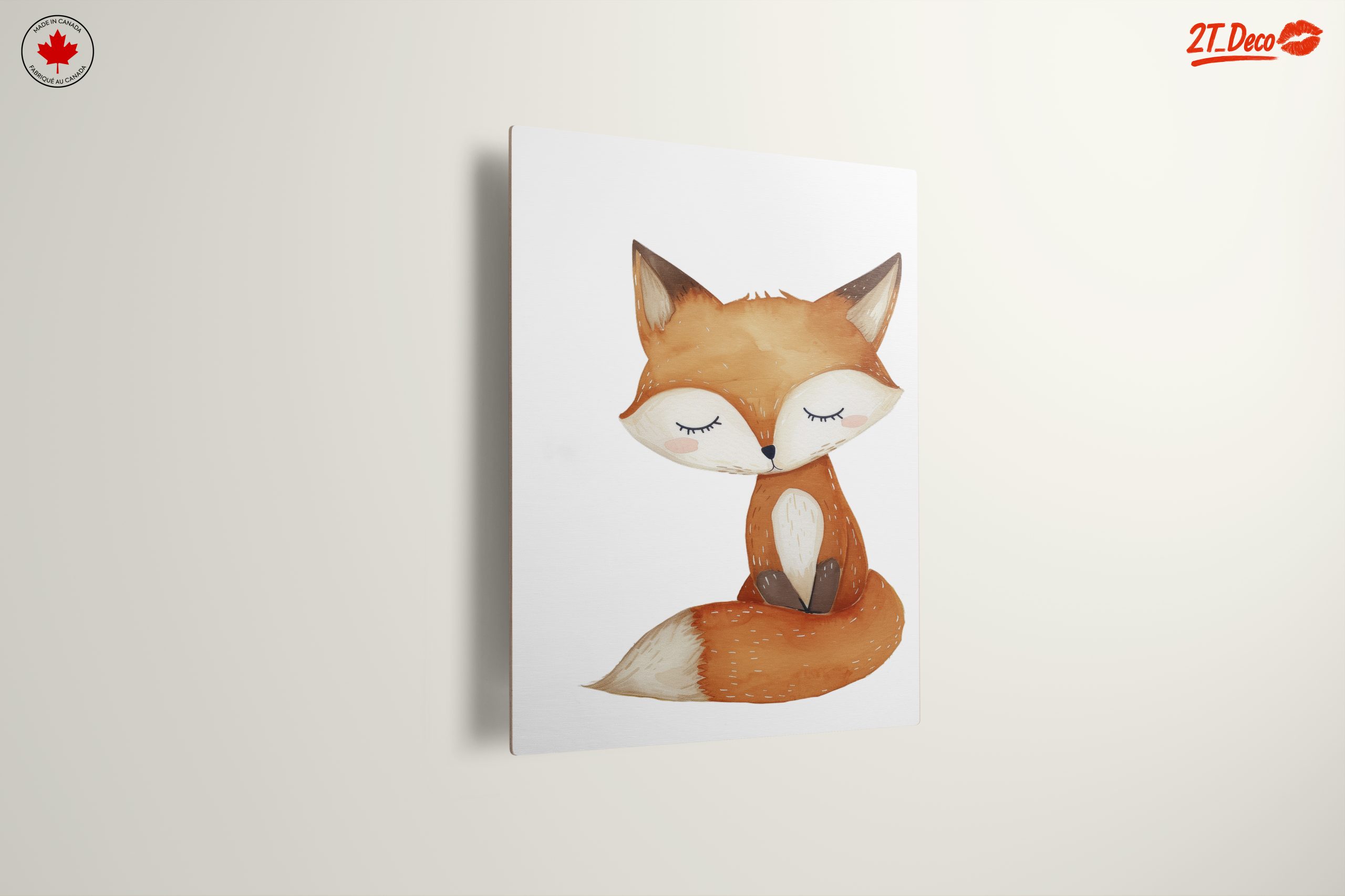 Adorable Fox Watercolor Artwork - Image 13