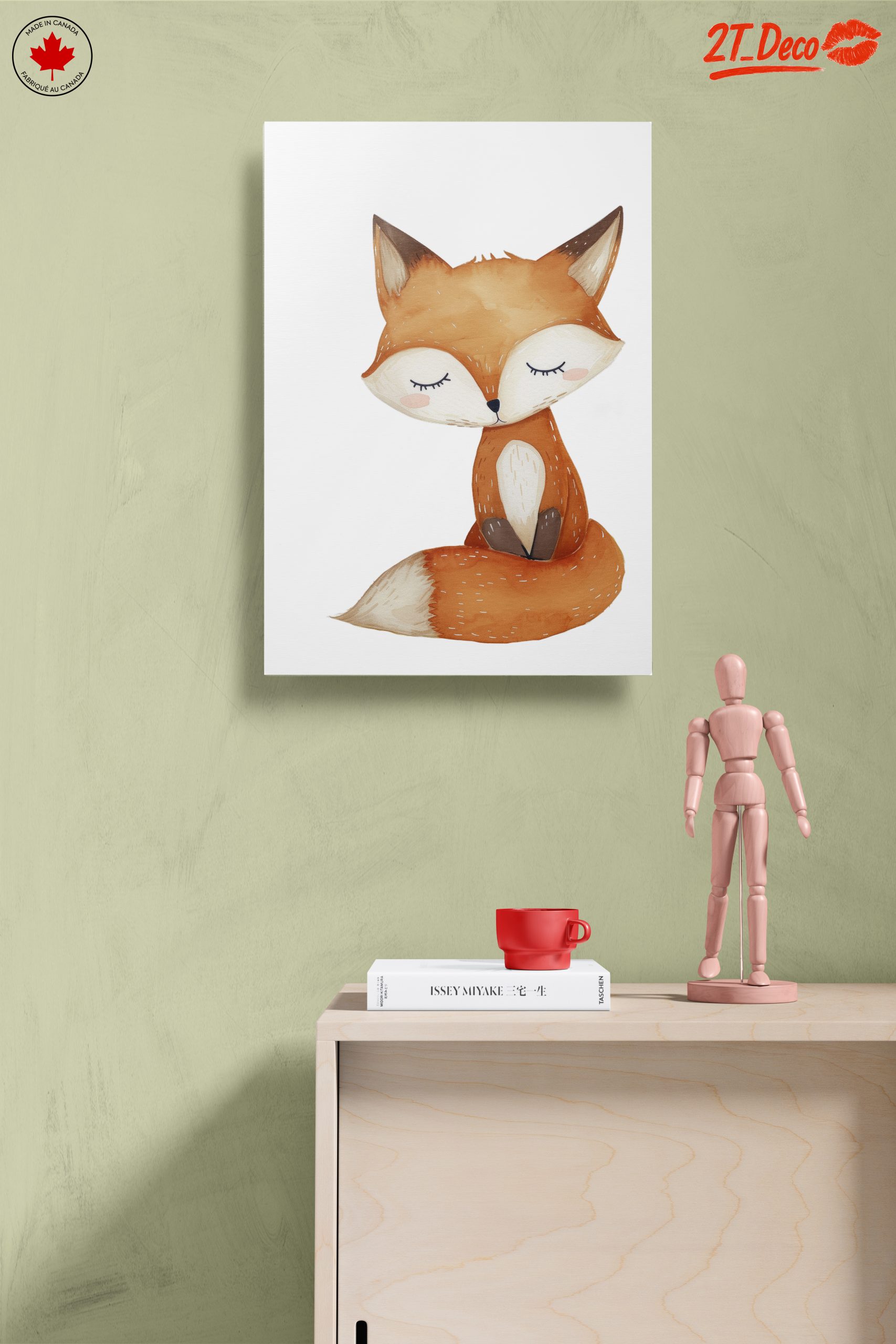 Adorable Fox Watercolor Artwork - Image 14