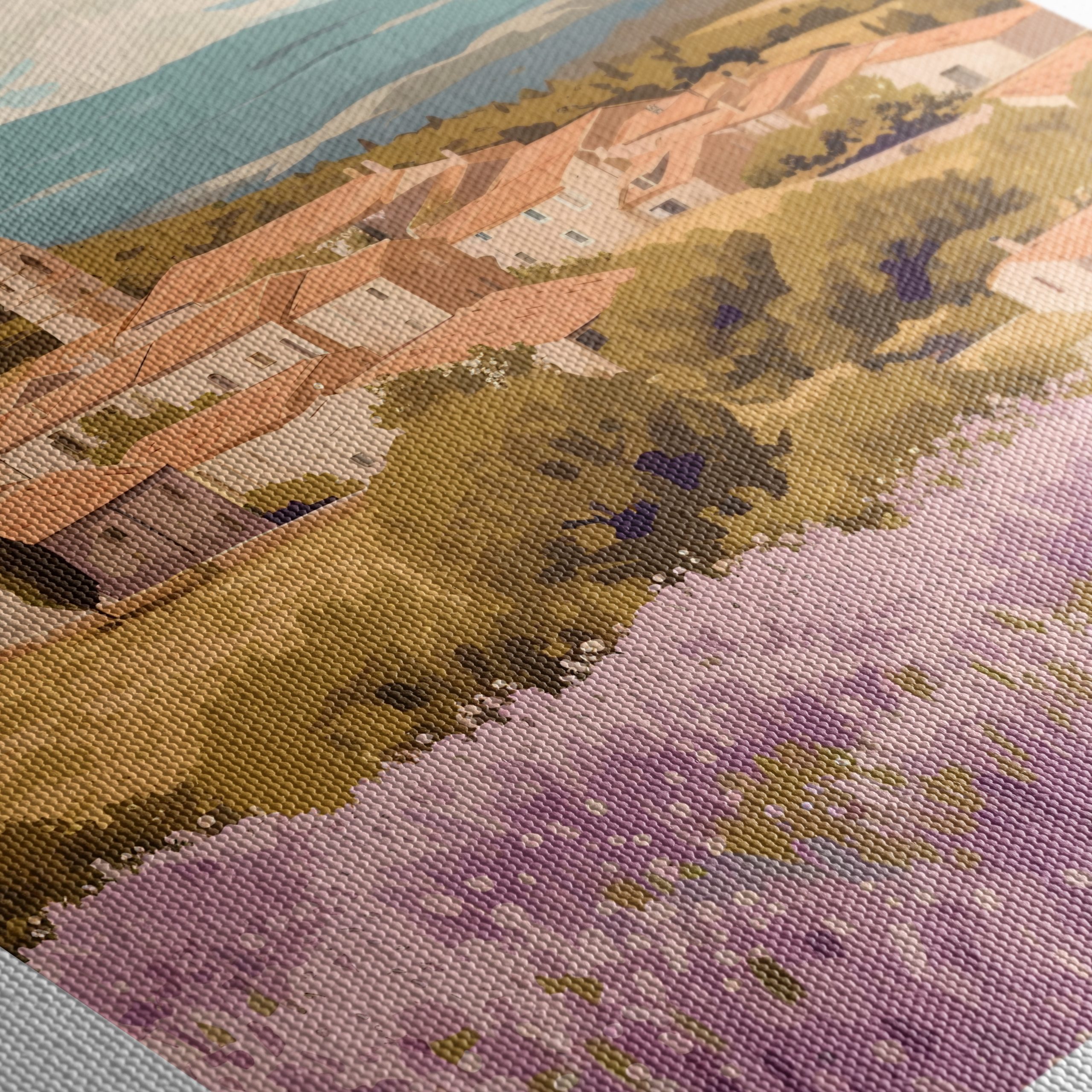 Provence Landscape Art with Lavender Fields - Image 5