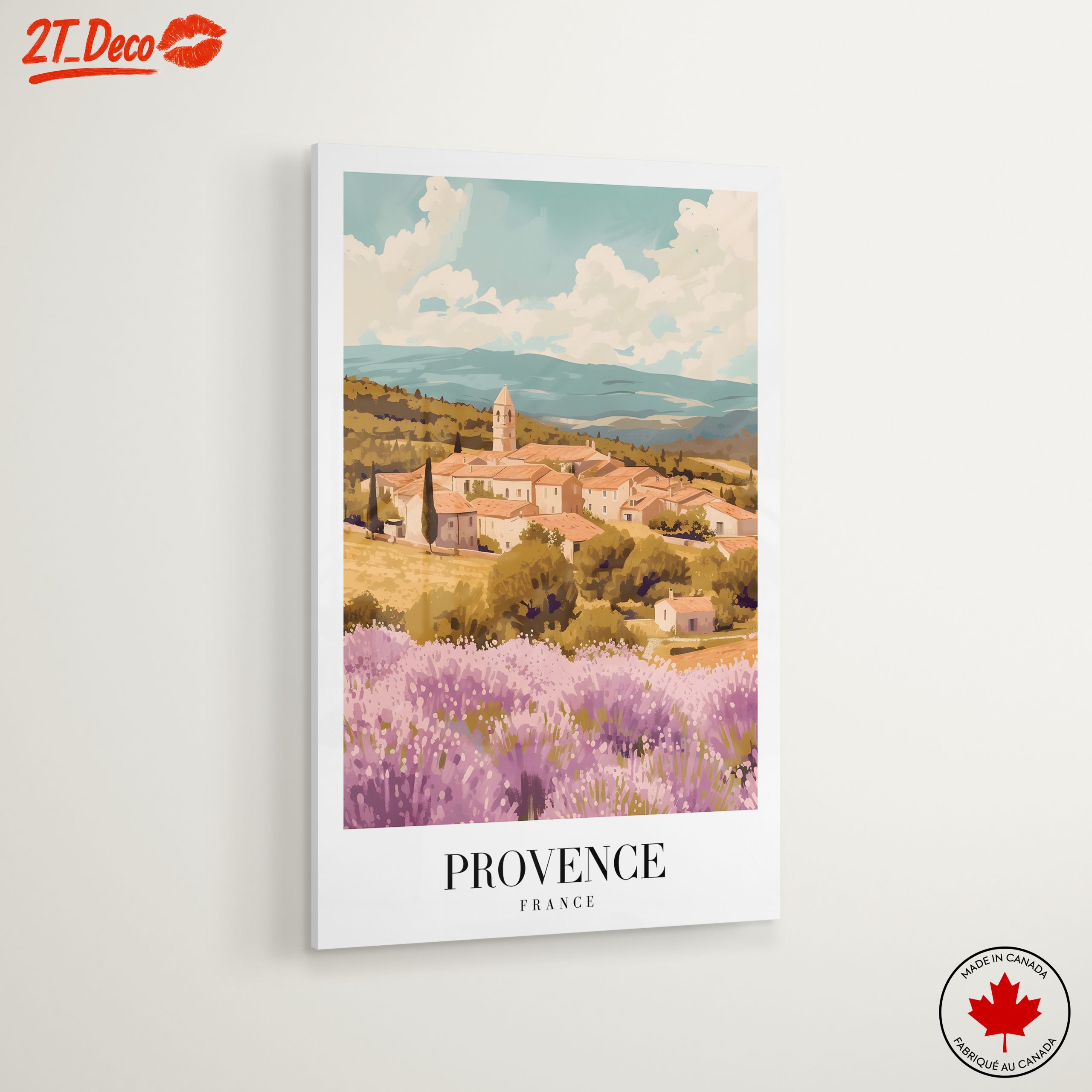 Provence Landscape Art with Lavender Fields - Image 6