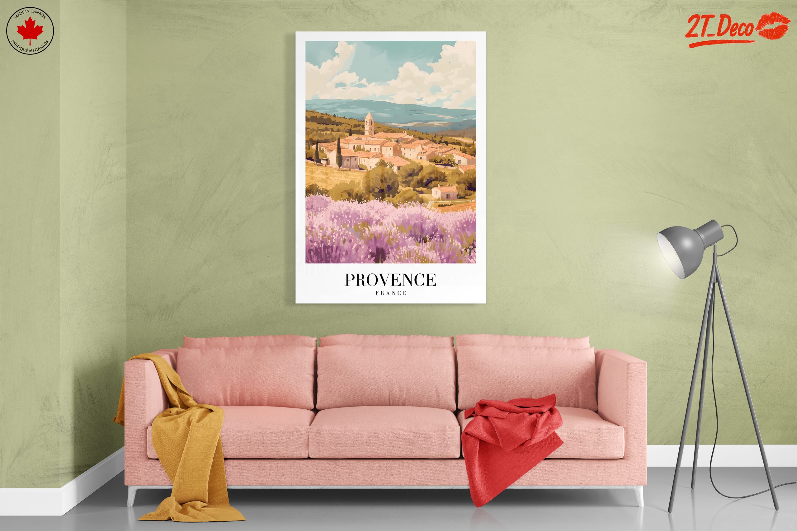 Provence Landscape Art with Lavender Fields - Image 7