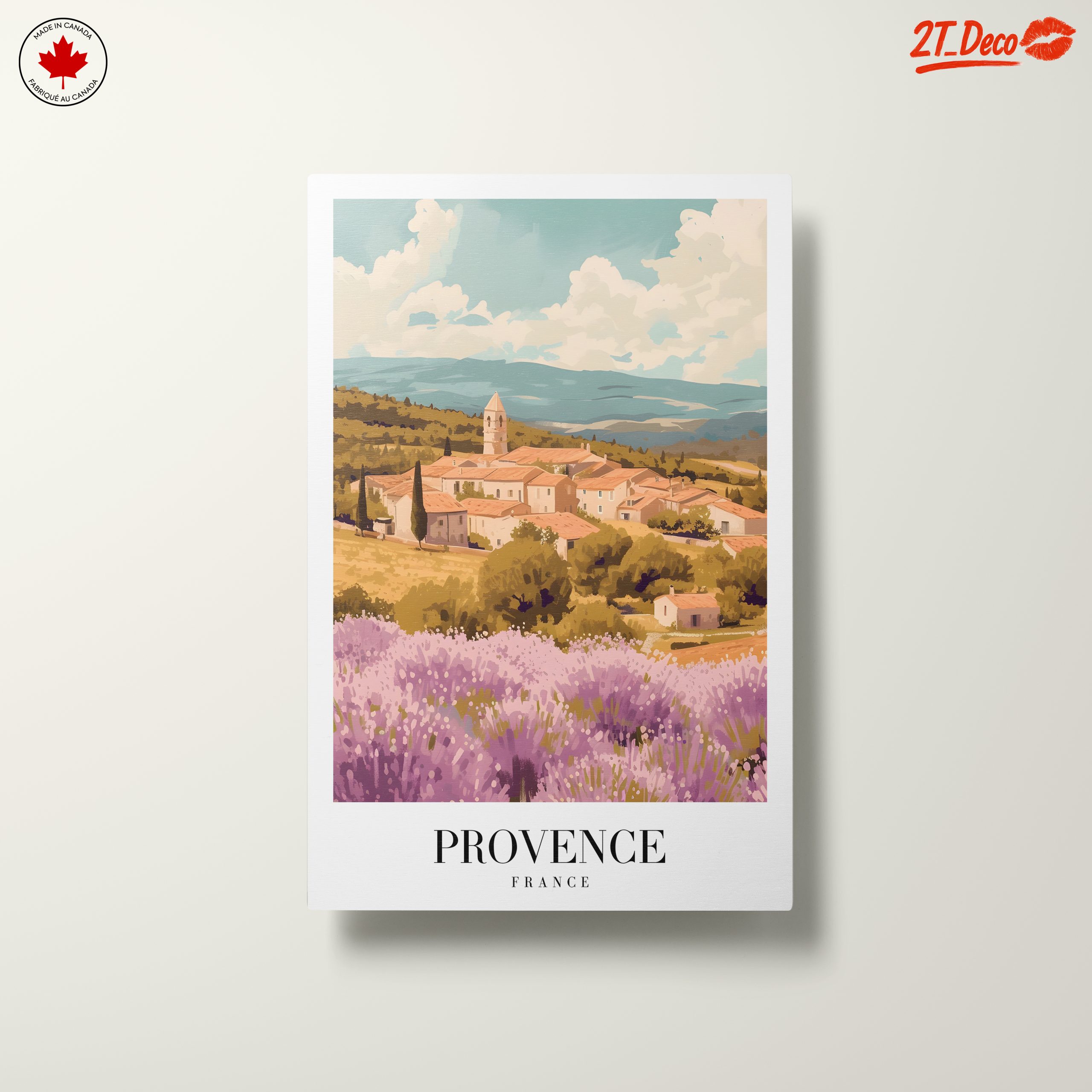 Provence Landscape Art with Lavender Fields - Image 10