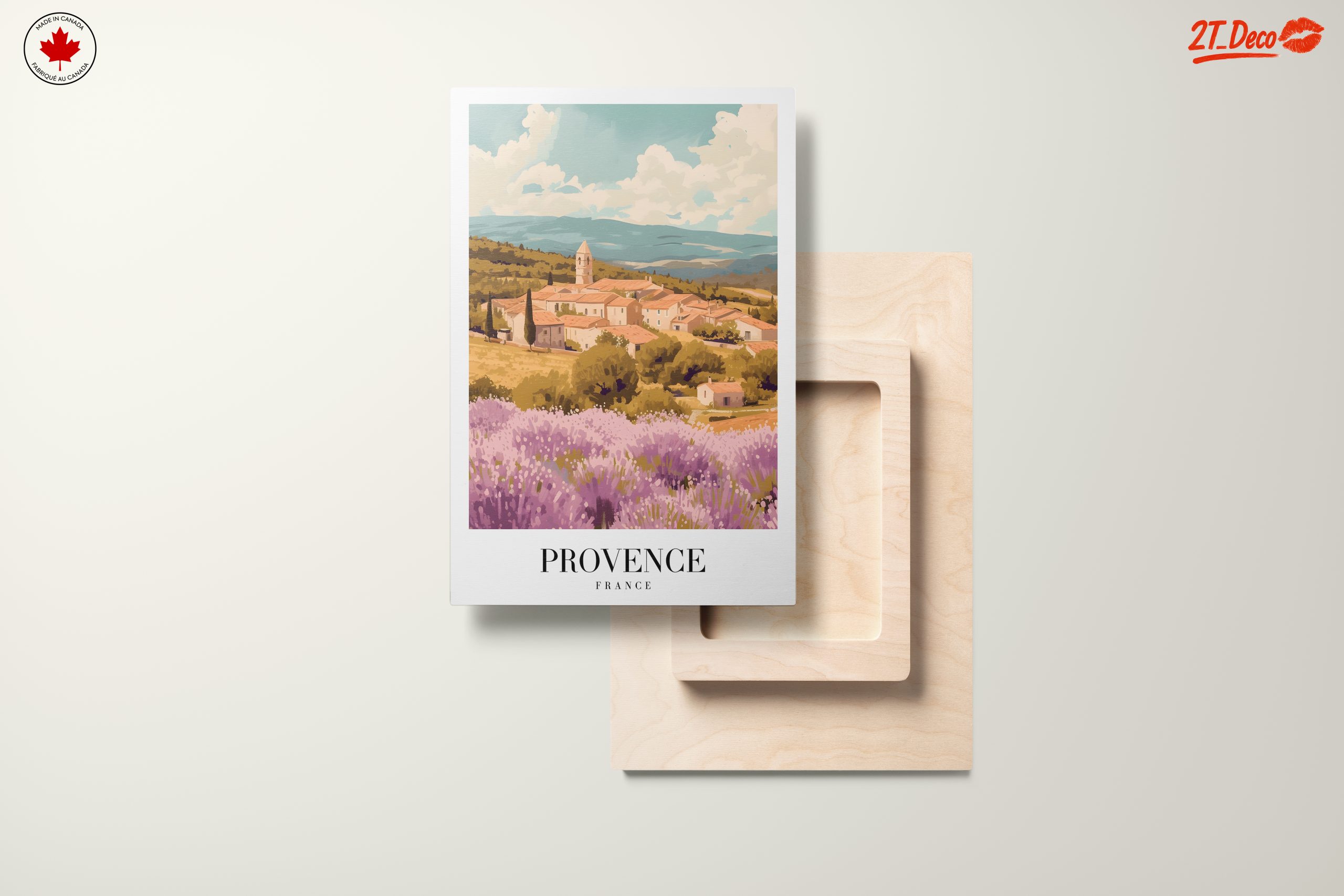 Provence Landscape Art with Lavender Fields - Image 11