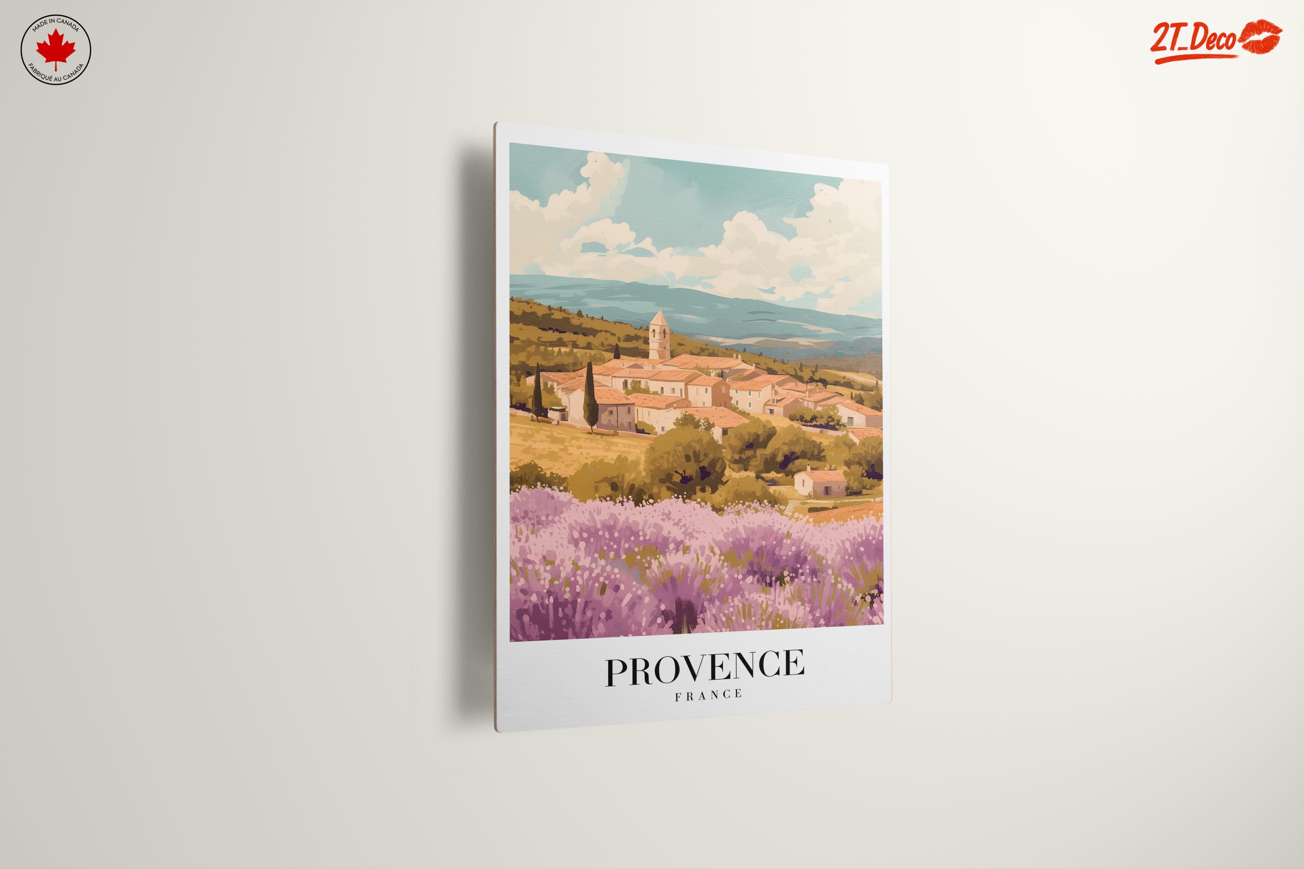 Provence Landscape Art with Lavender Fields - Image 13