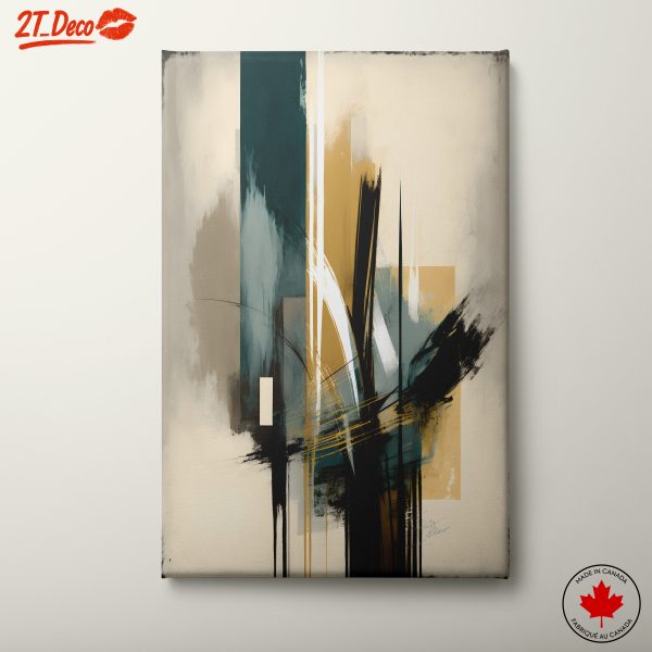 Vibrant Colorful Abstract Composition for Modern Spaces