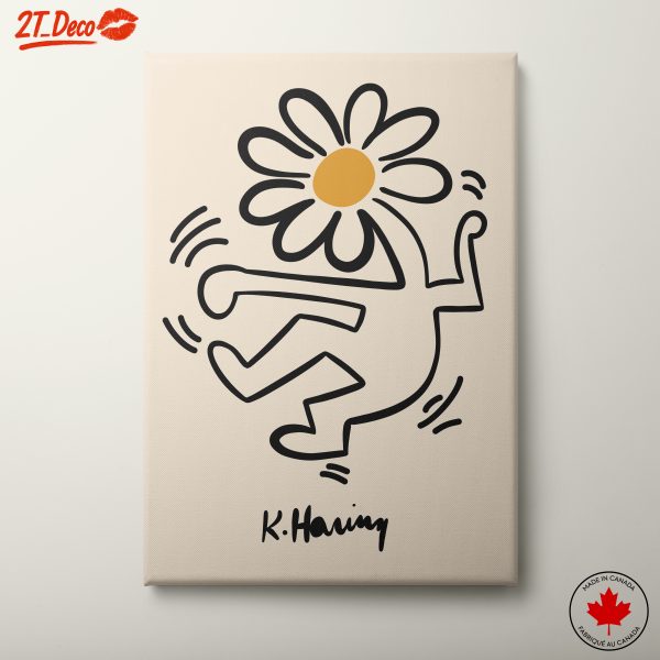 Playful Contemporary Pop Artwork with Daisy