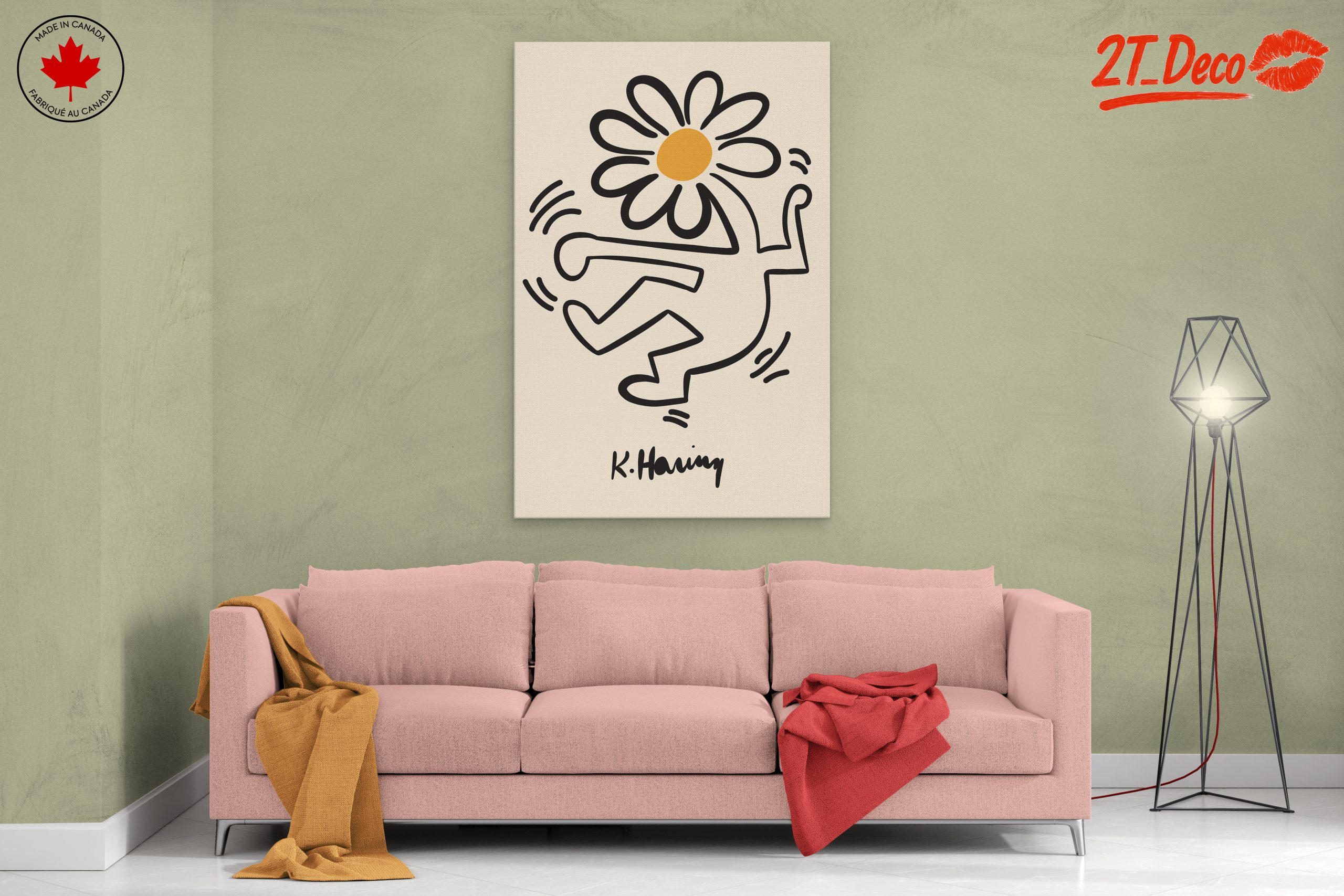 Playful Contemporary Pop Artwork with Daisy - Image 2