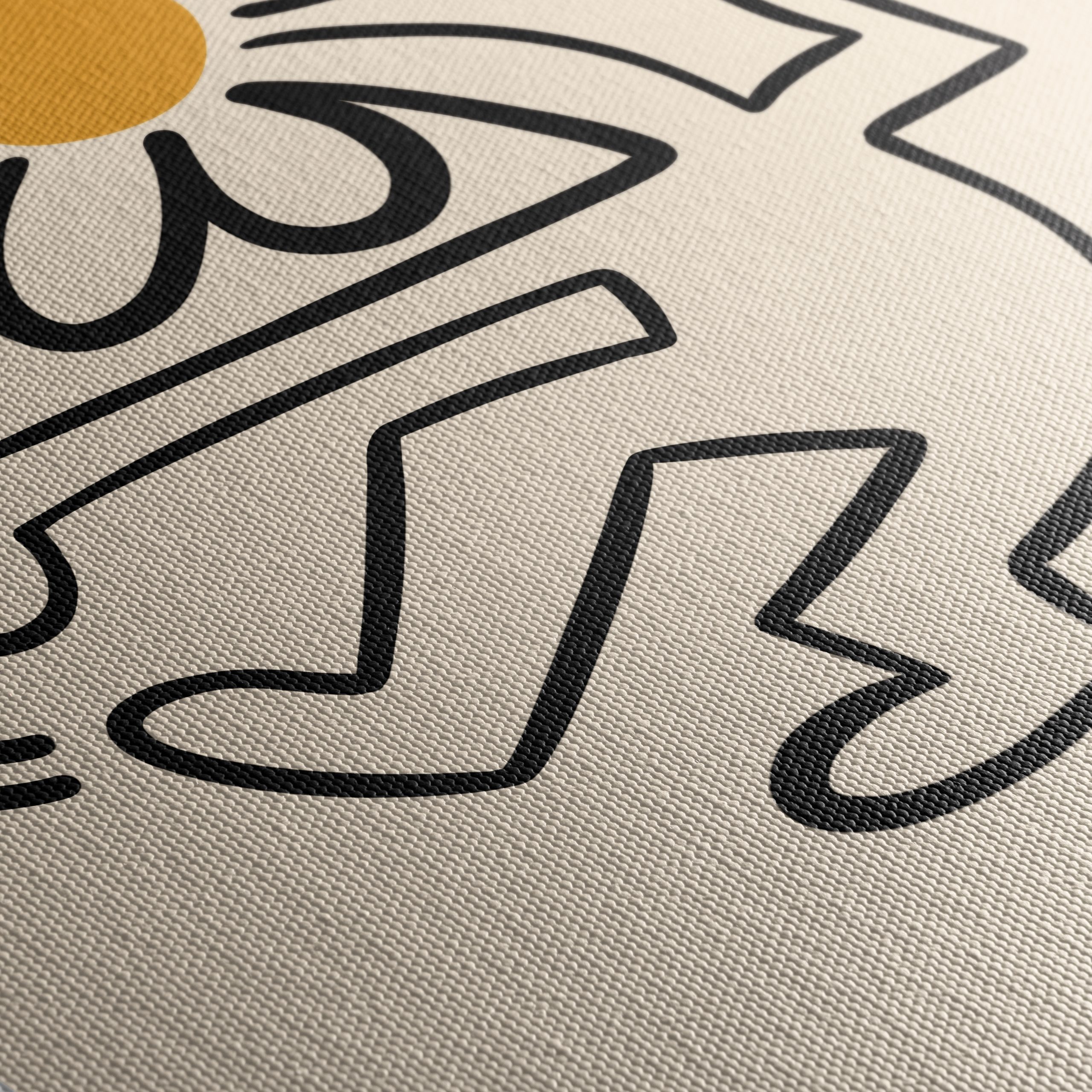Playful Contemporary Pop Artwork with Daisy - Image 5