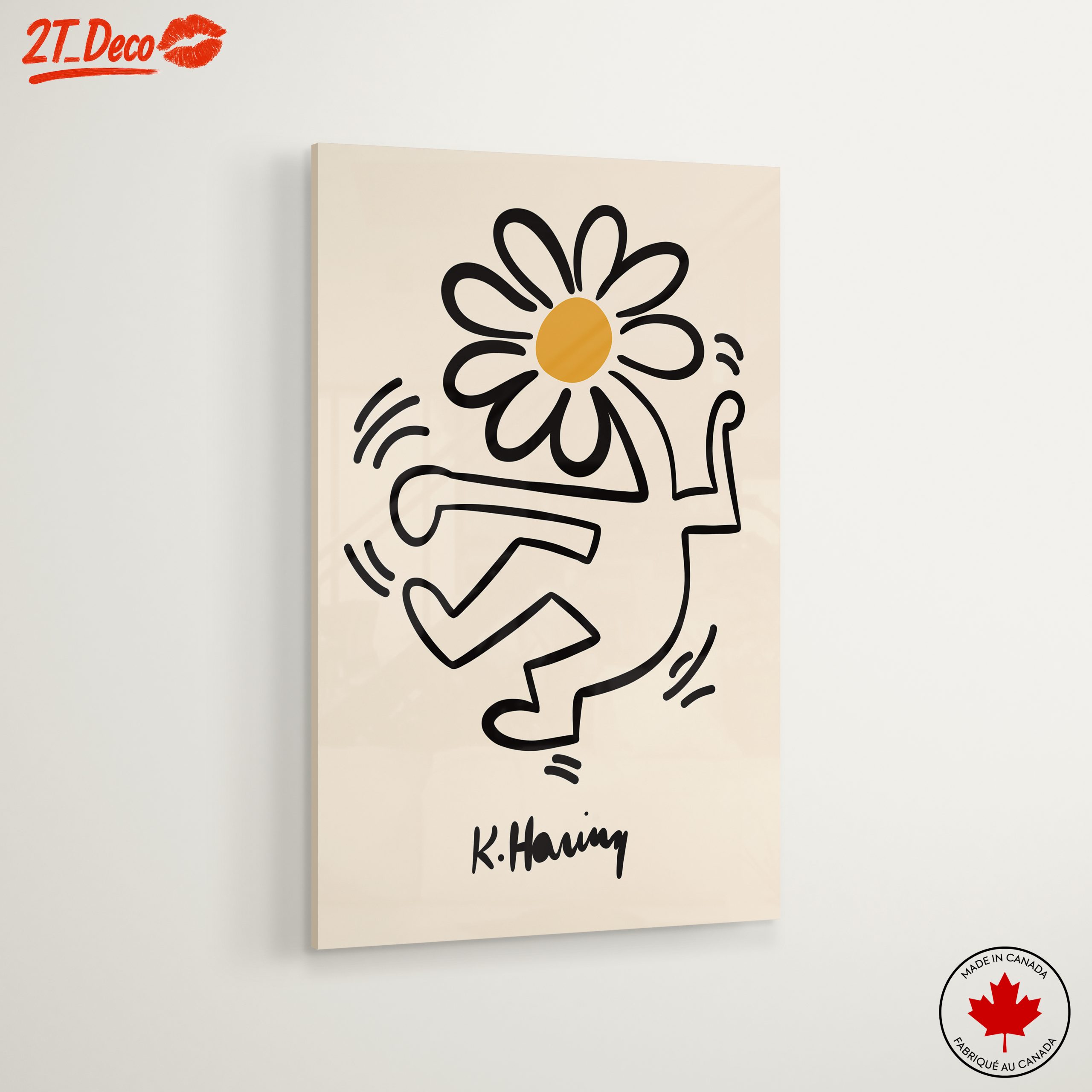 Playful Contemporary Pop Artwork with Daisy - Image 6