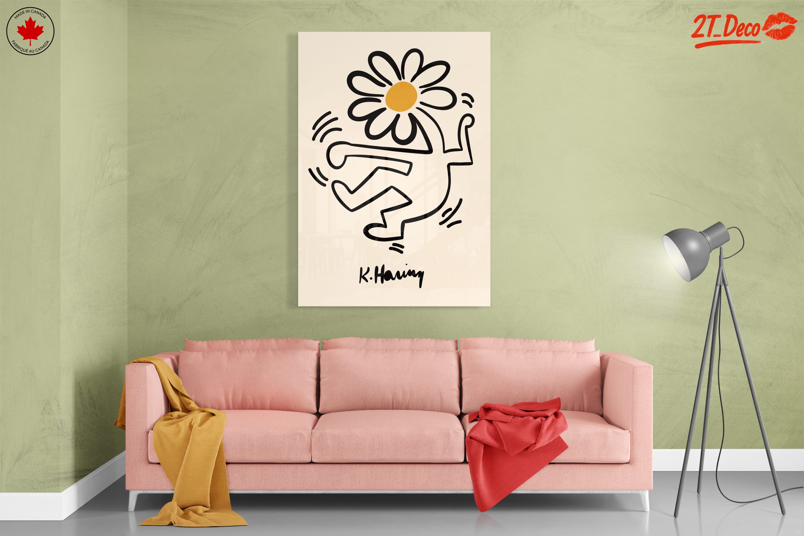 Playful Contemporary Pop Artwork with Daisy - Image 7
