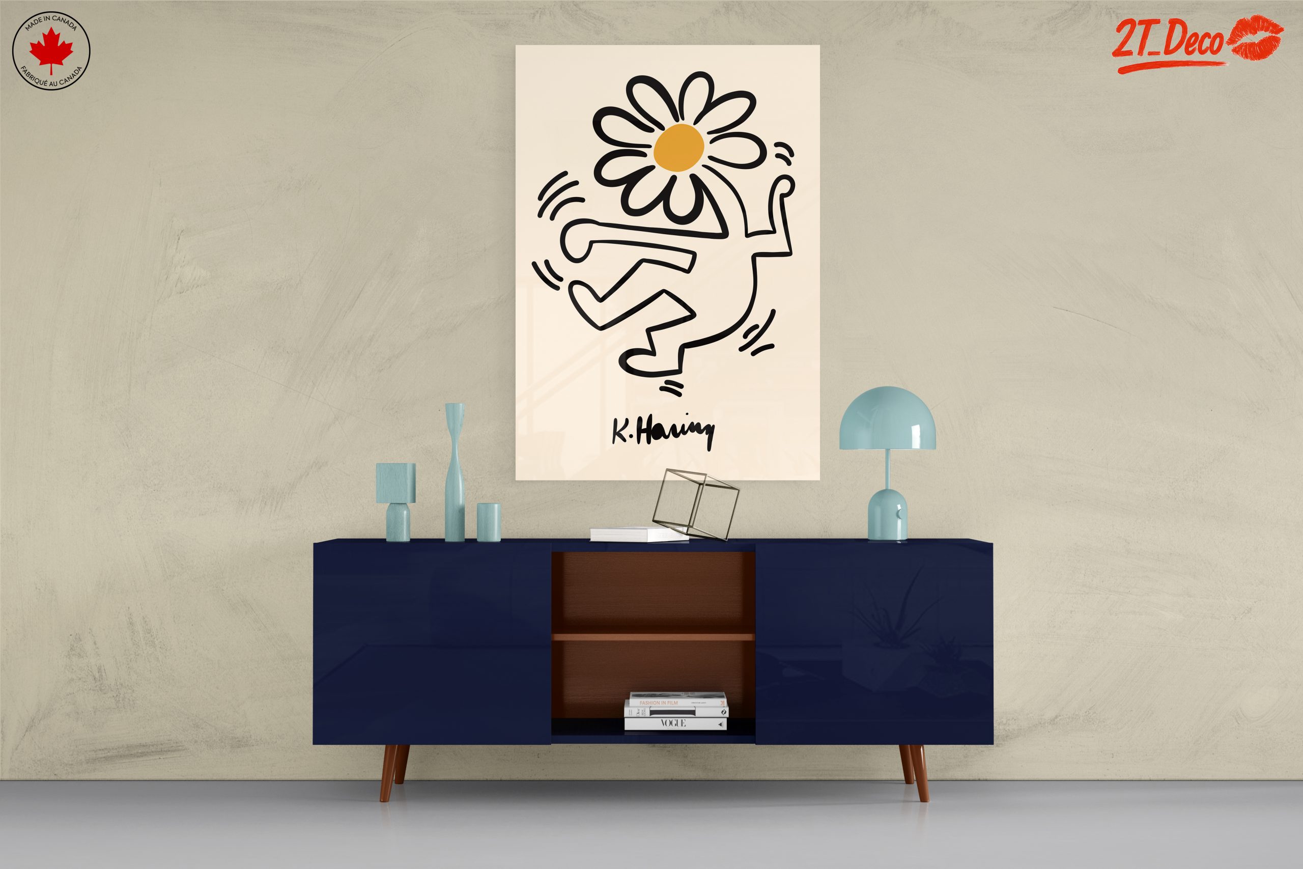 Playful Contemporary Pop Artwork with Daisy - Image 8