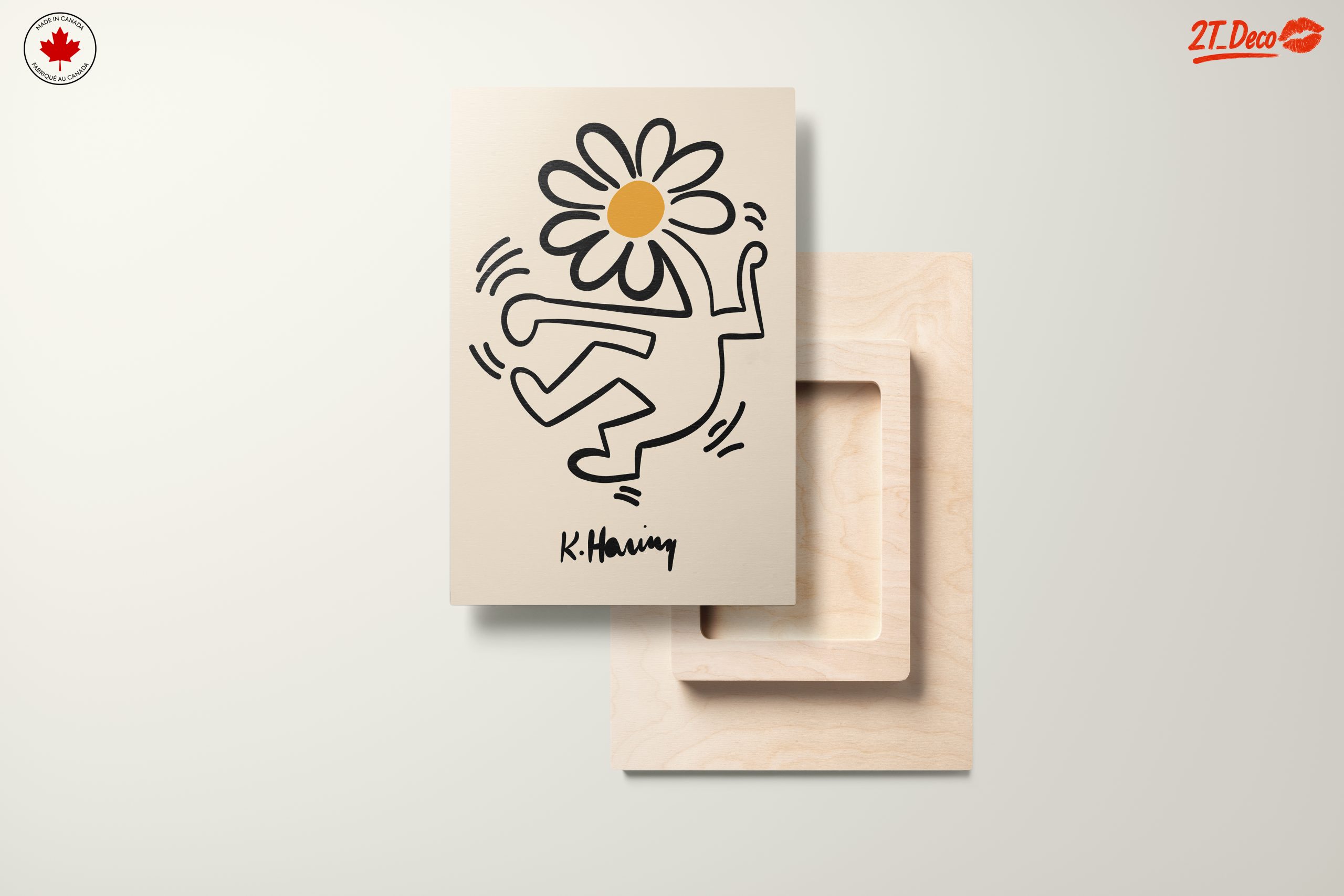 Playful Contemporary Pop Artwork with Daisy - Image 11