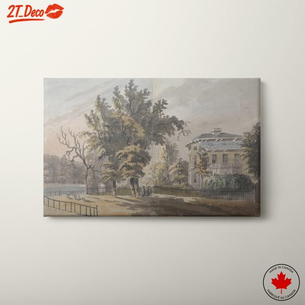 Charming Architectural Landscape with Trees