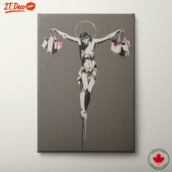 Contemporary Satirical Artwork of Iconic Figure