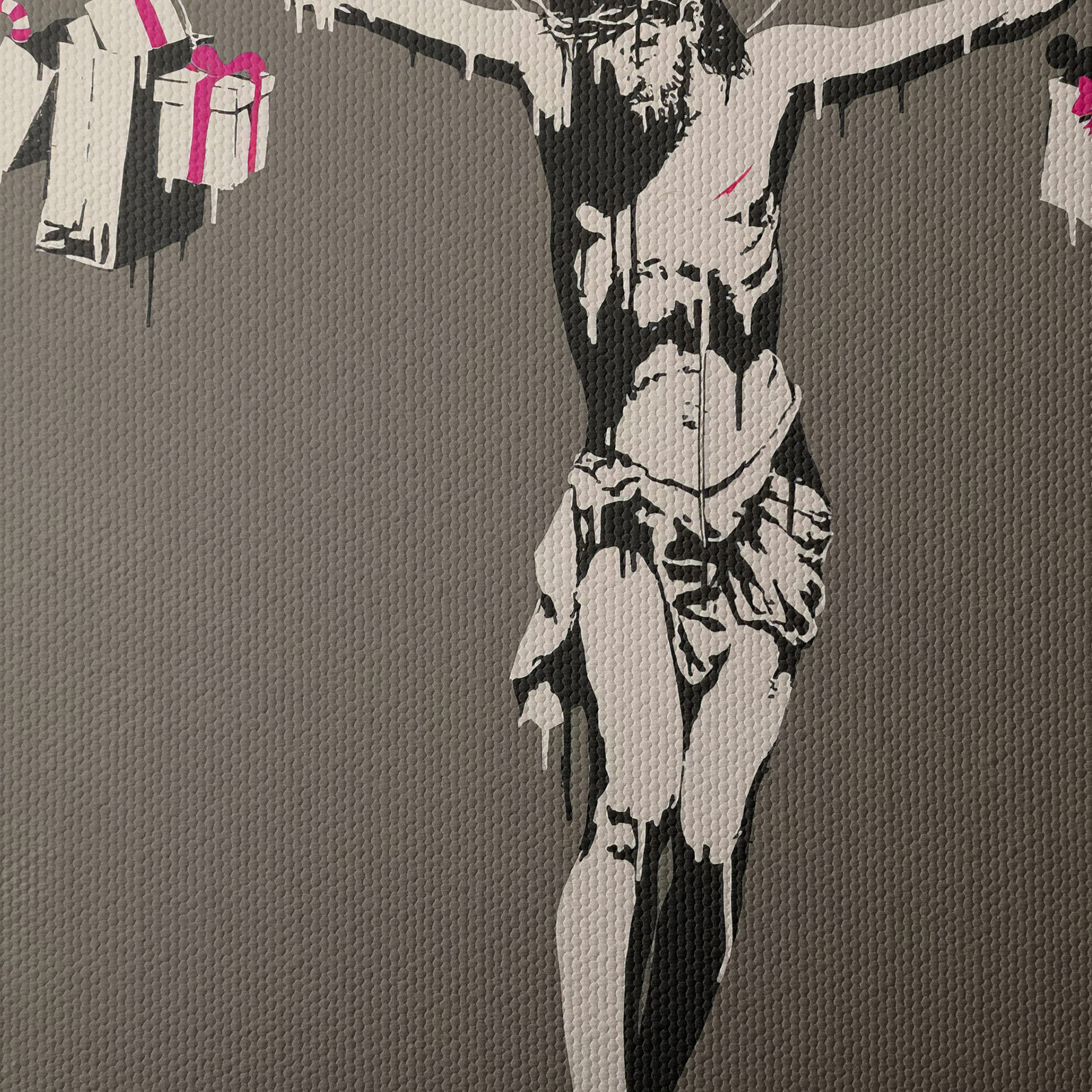 Contemporary Satirical Artwork of Iconic Figure - Image 4