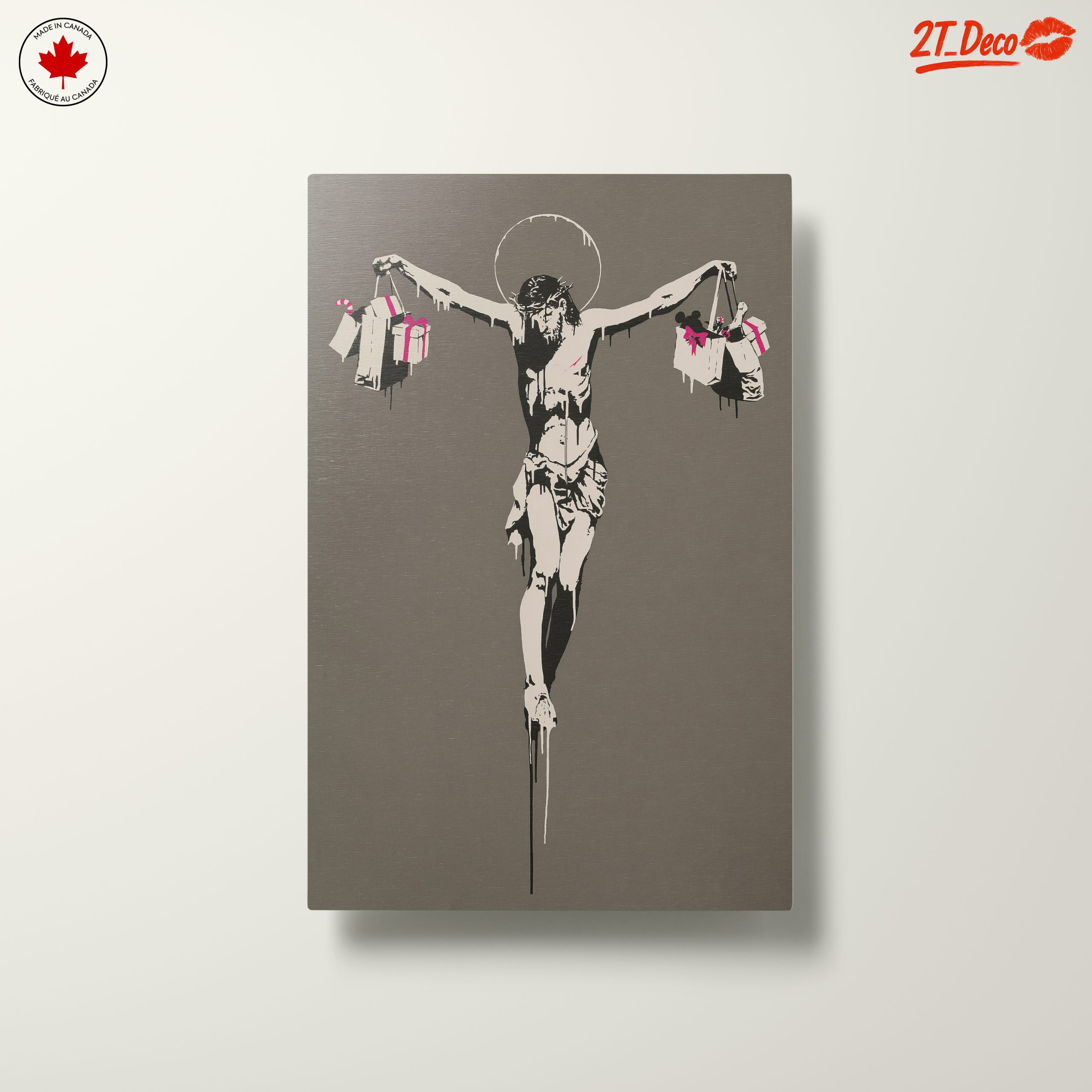 Contemporary Satirical Artwork of Iconic Figure - Image 10
