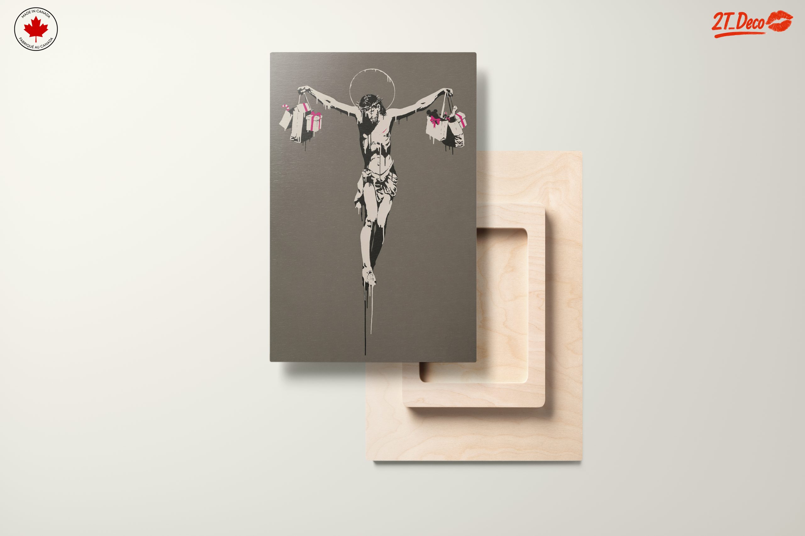 Contemporary Satirical Artwork of Iconic Figure - Image 11