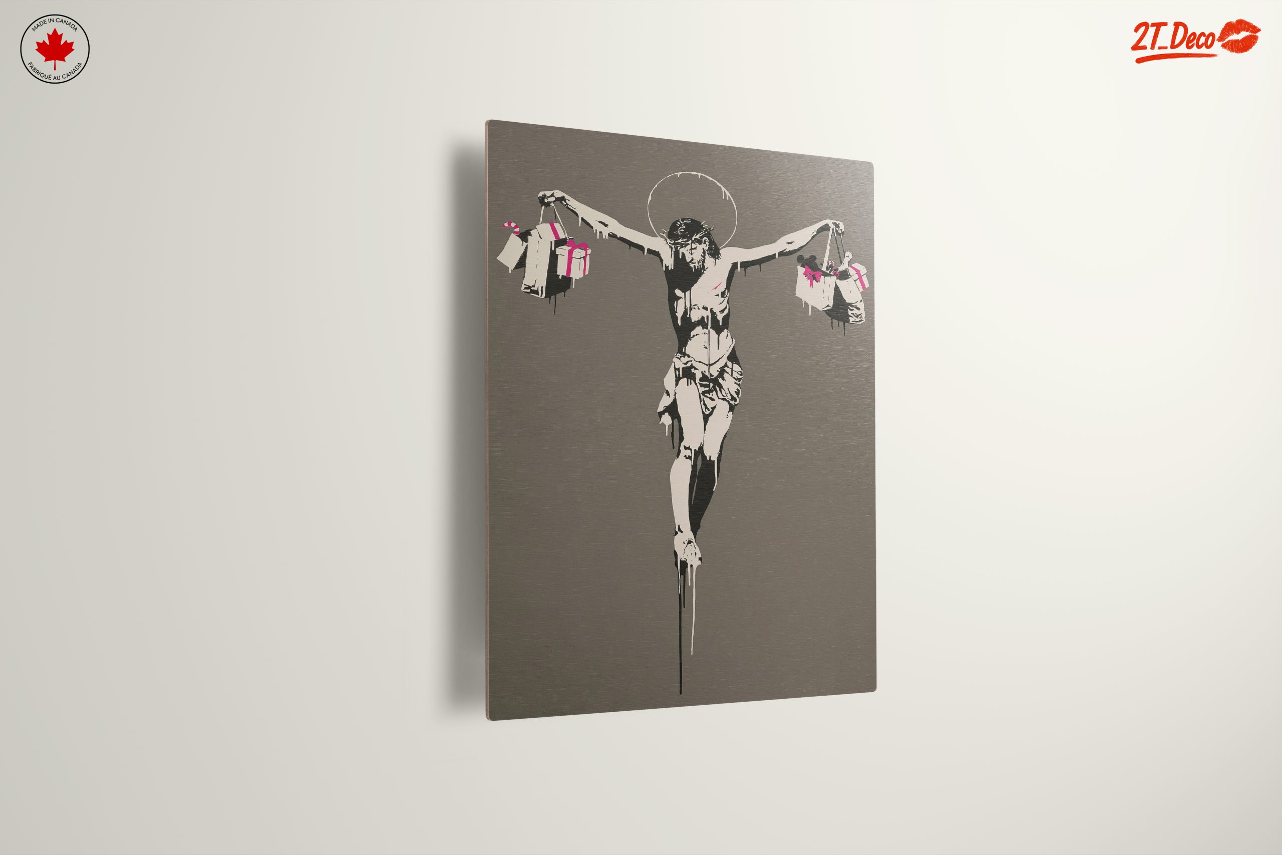 Contemporary Satirical Artwork of Iconic Figure - Image 13