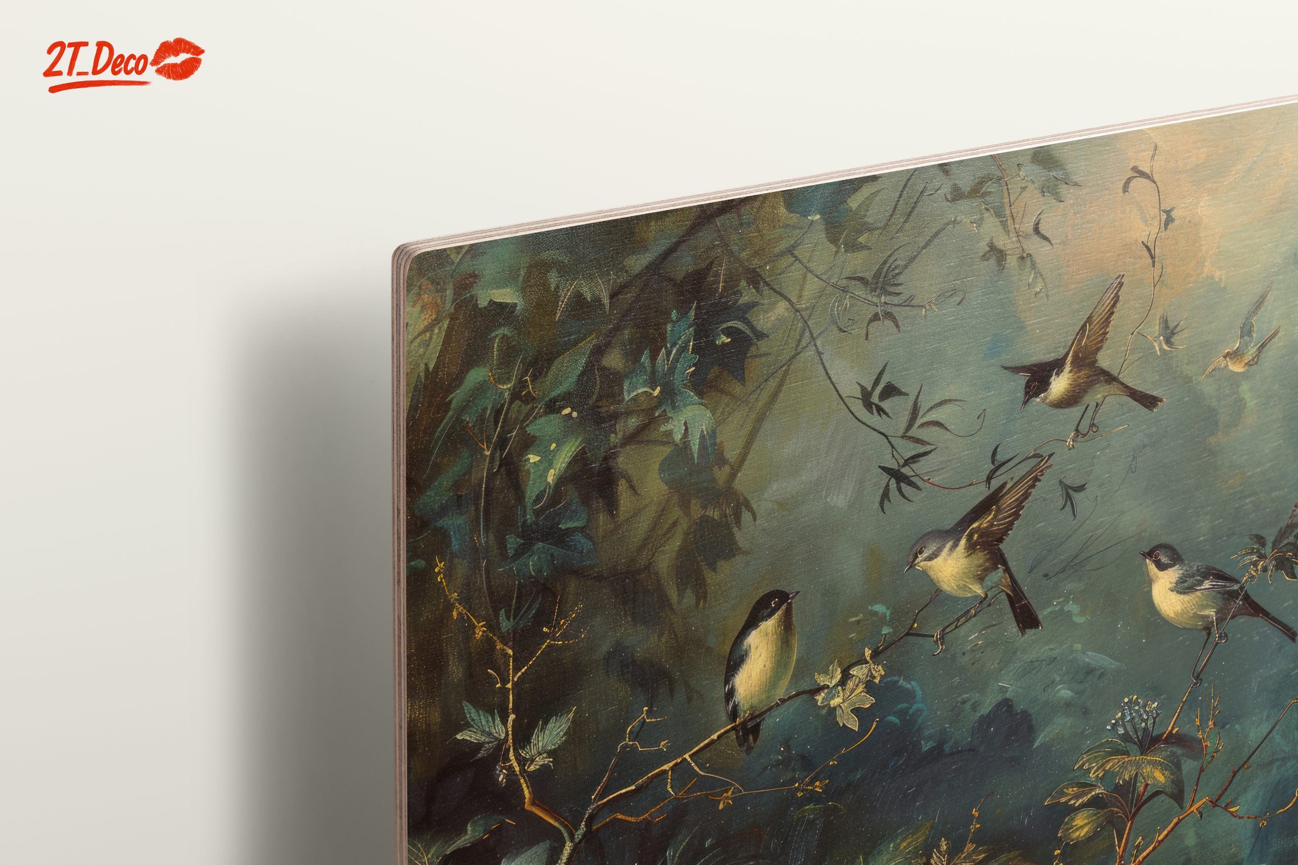 Serene Birds Among Lush Foliage - Image 15