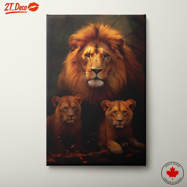 Majestic Lion Family Artwork 4