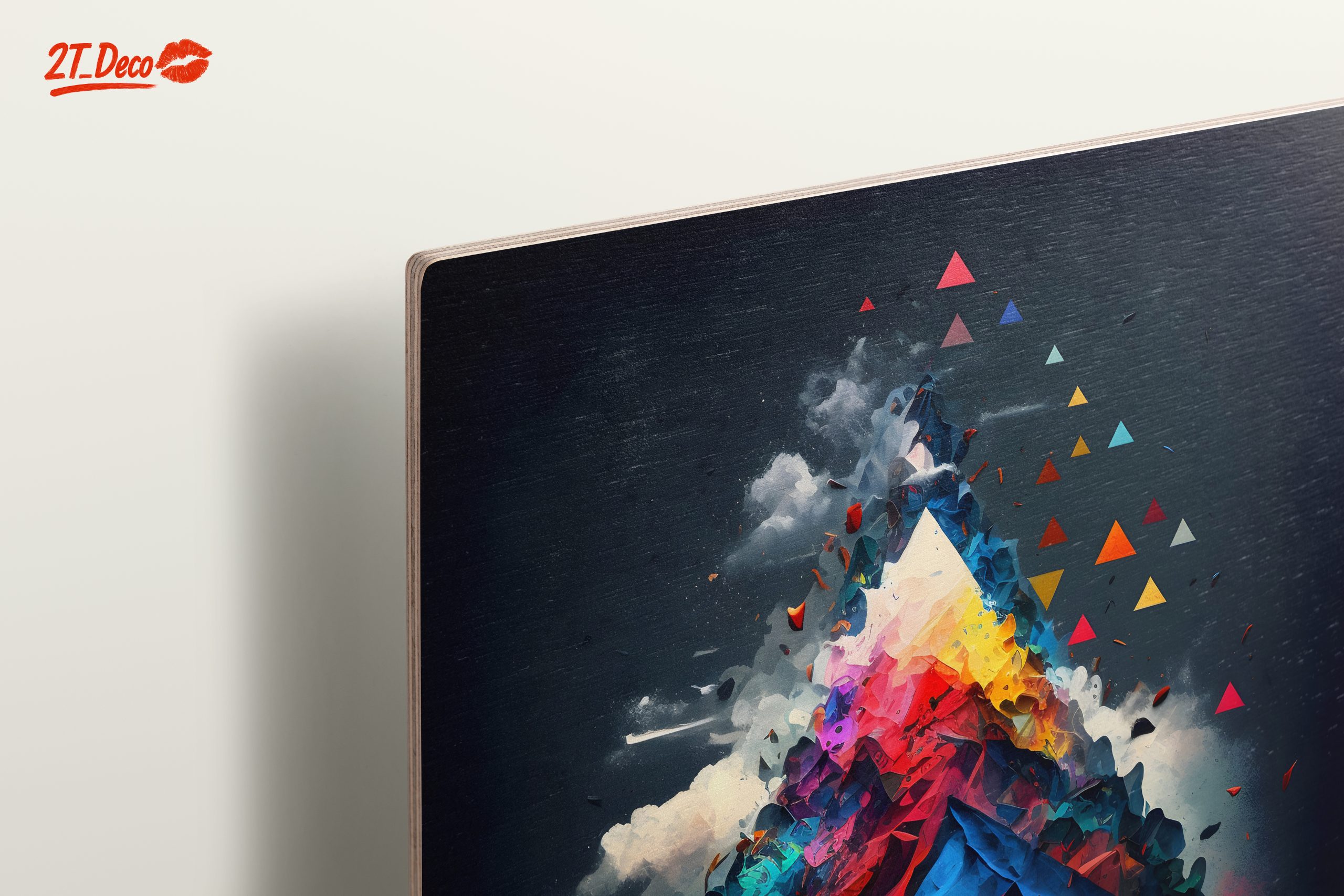 Vibrant Dynamic Mountain Landscape Art - Image 15