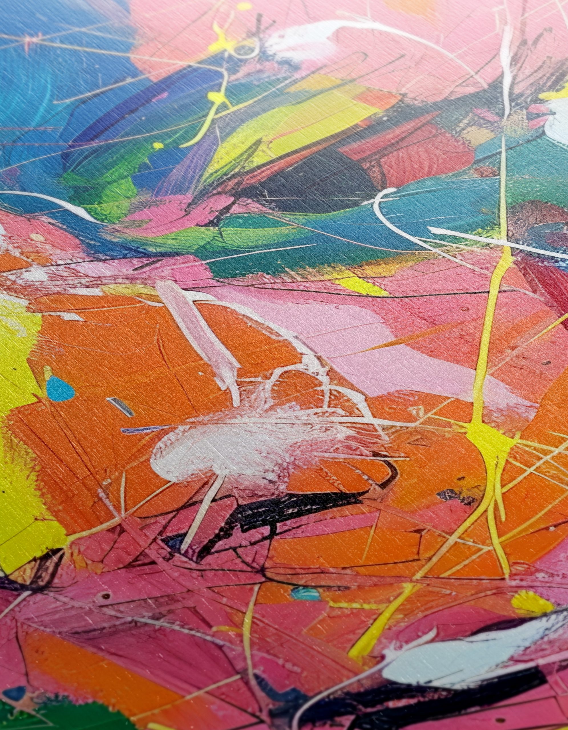 Vibrant Contemporary Portrait with Abstract Colors - Image 12