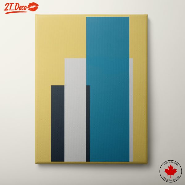 Geometric Colorful Abstract Interior Art