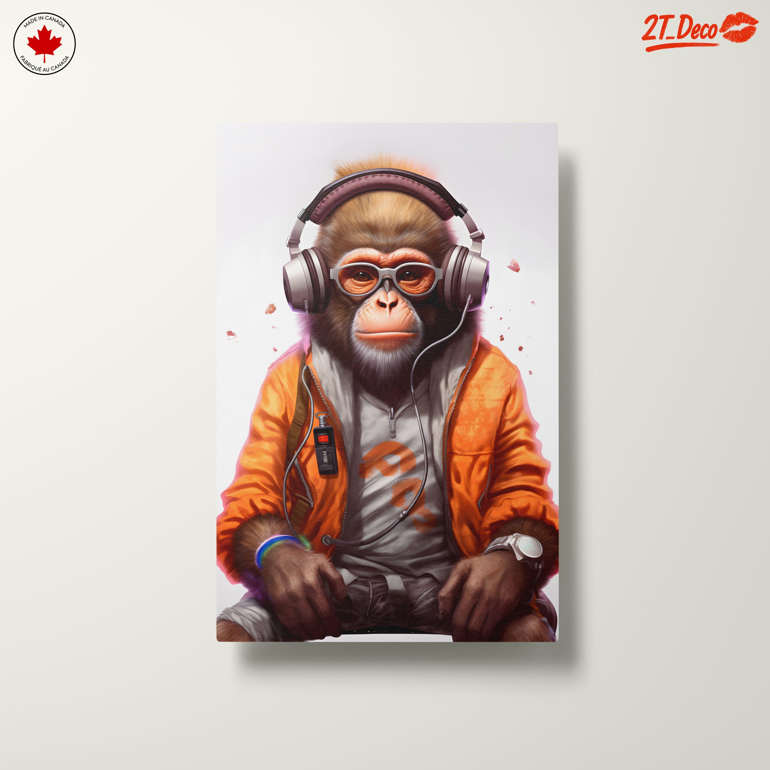 Cool Monkey Character with Headphones - Image 10