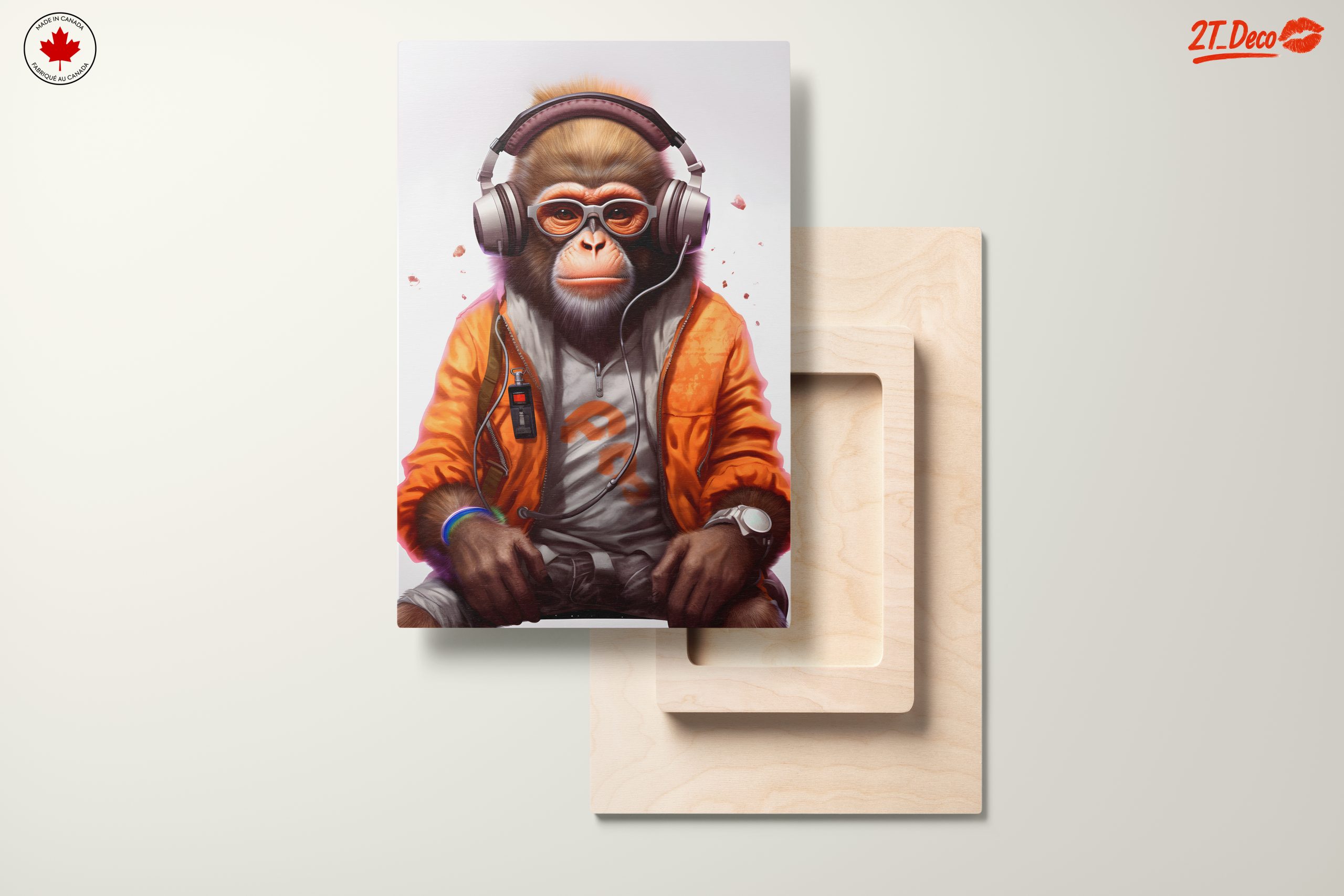 Cool Monkey Character with Headphones - Image 11