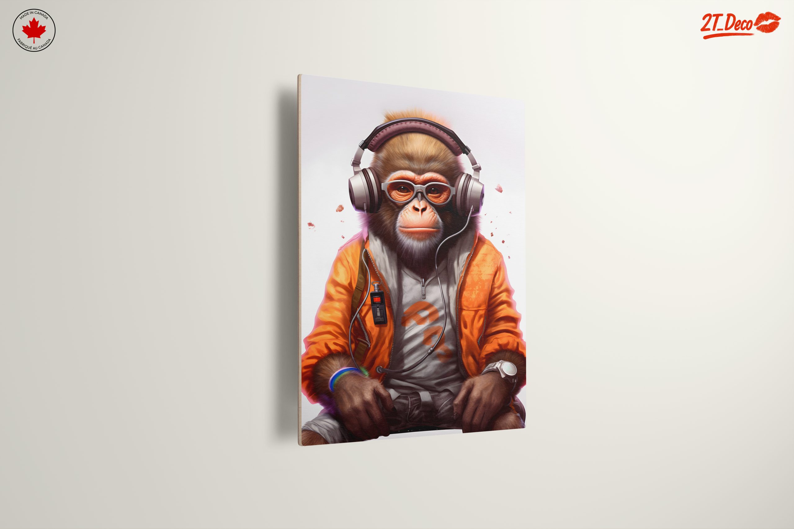 Cool Monkey Character with Headphones - Image 13