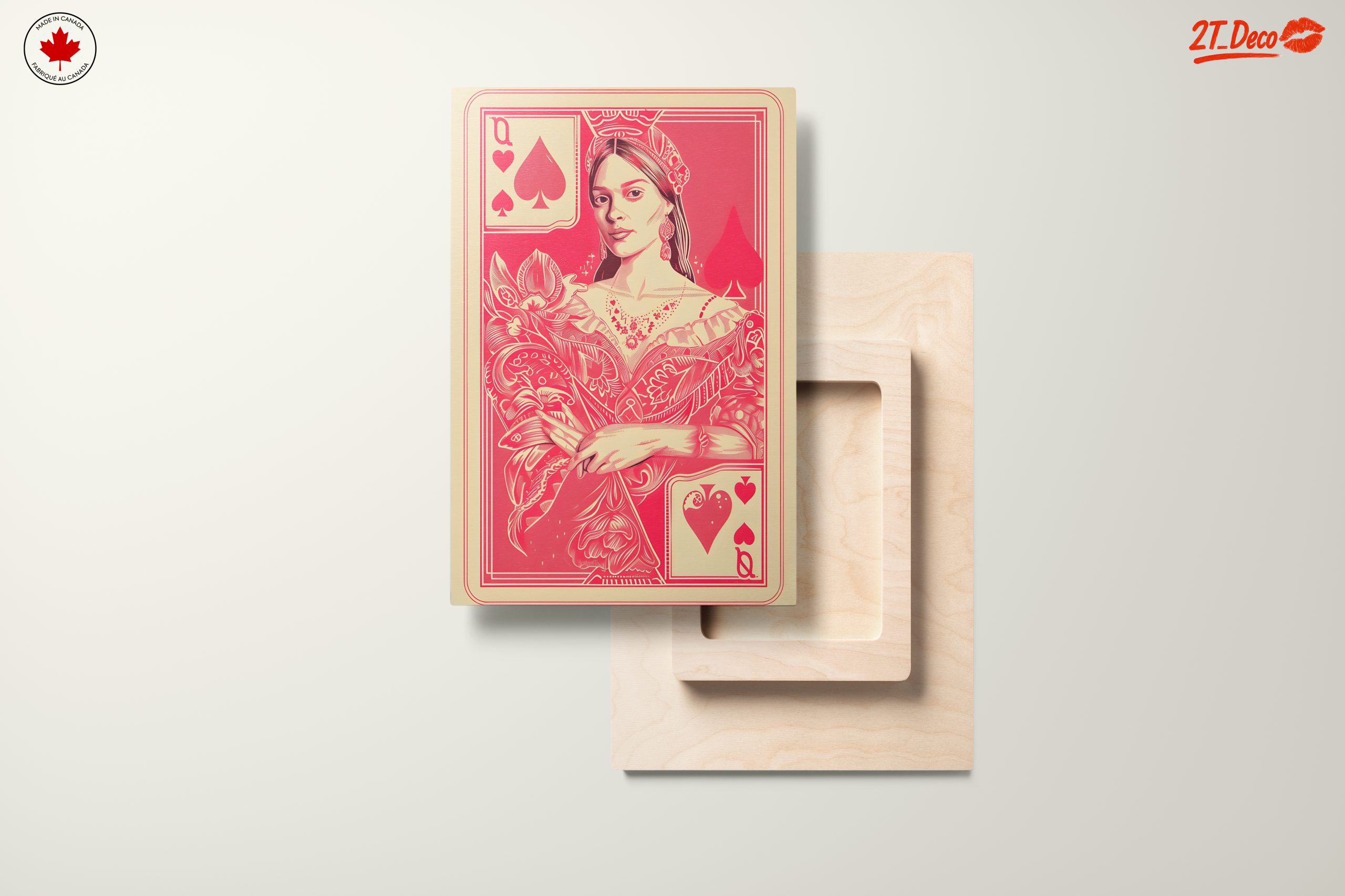 Stylized Queen Playing Card Art - Image 11