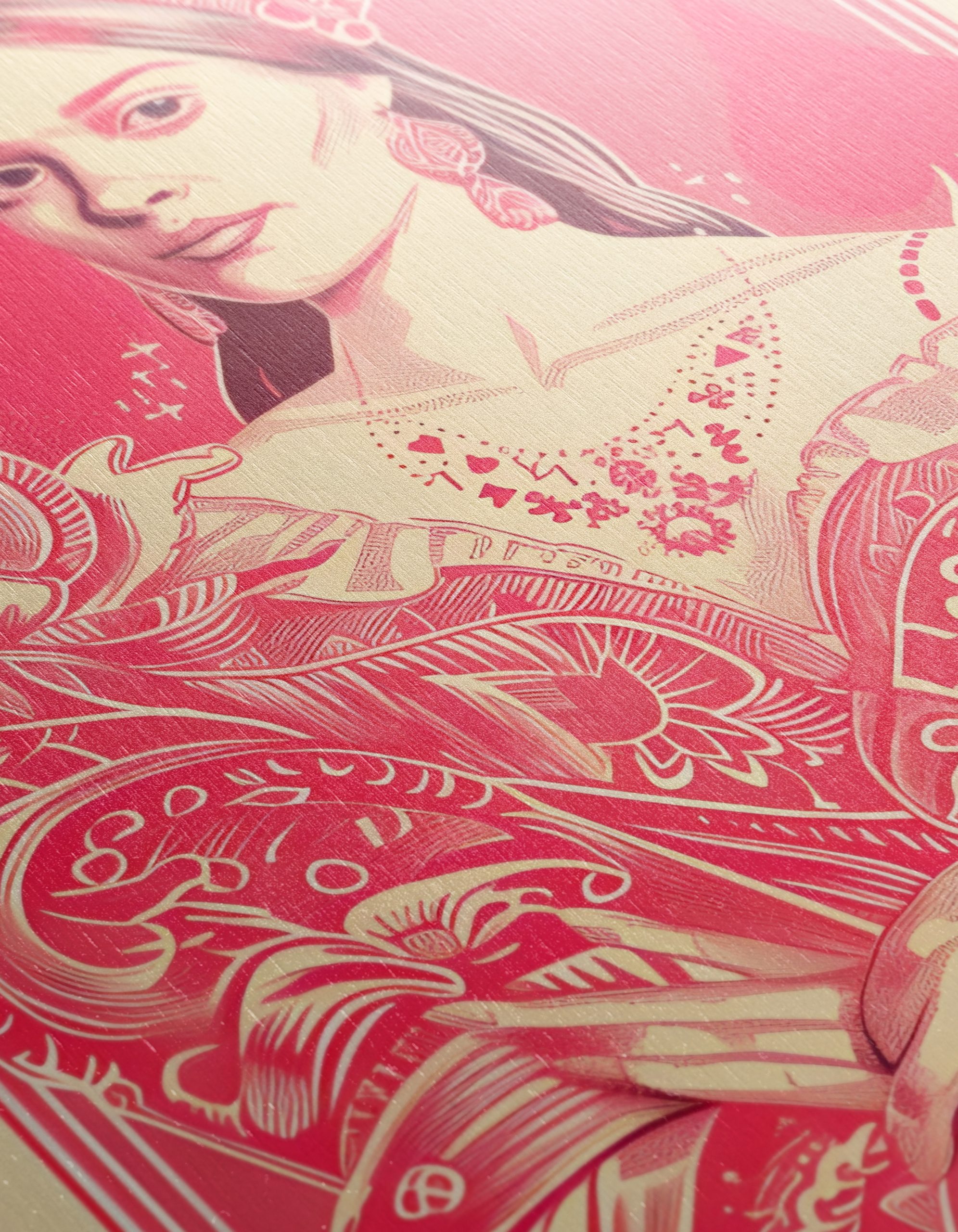 Stylized Queen Playing Card Art - Image 12