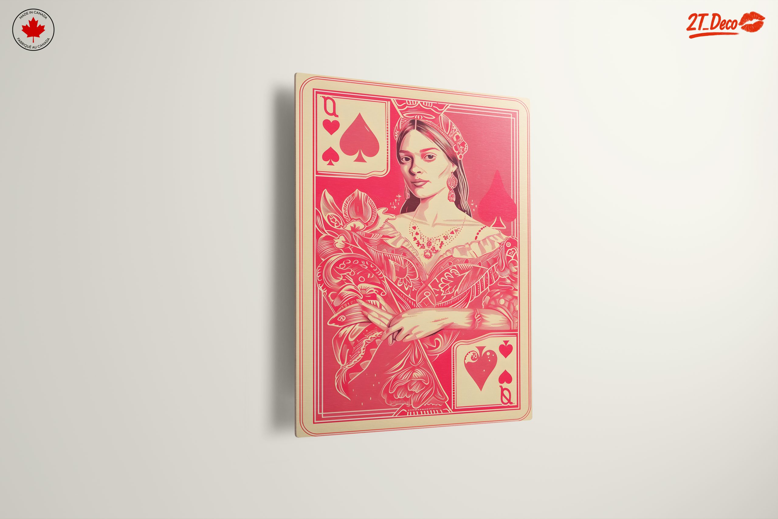 Stylized Queen Playing Card Art - Image 13
