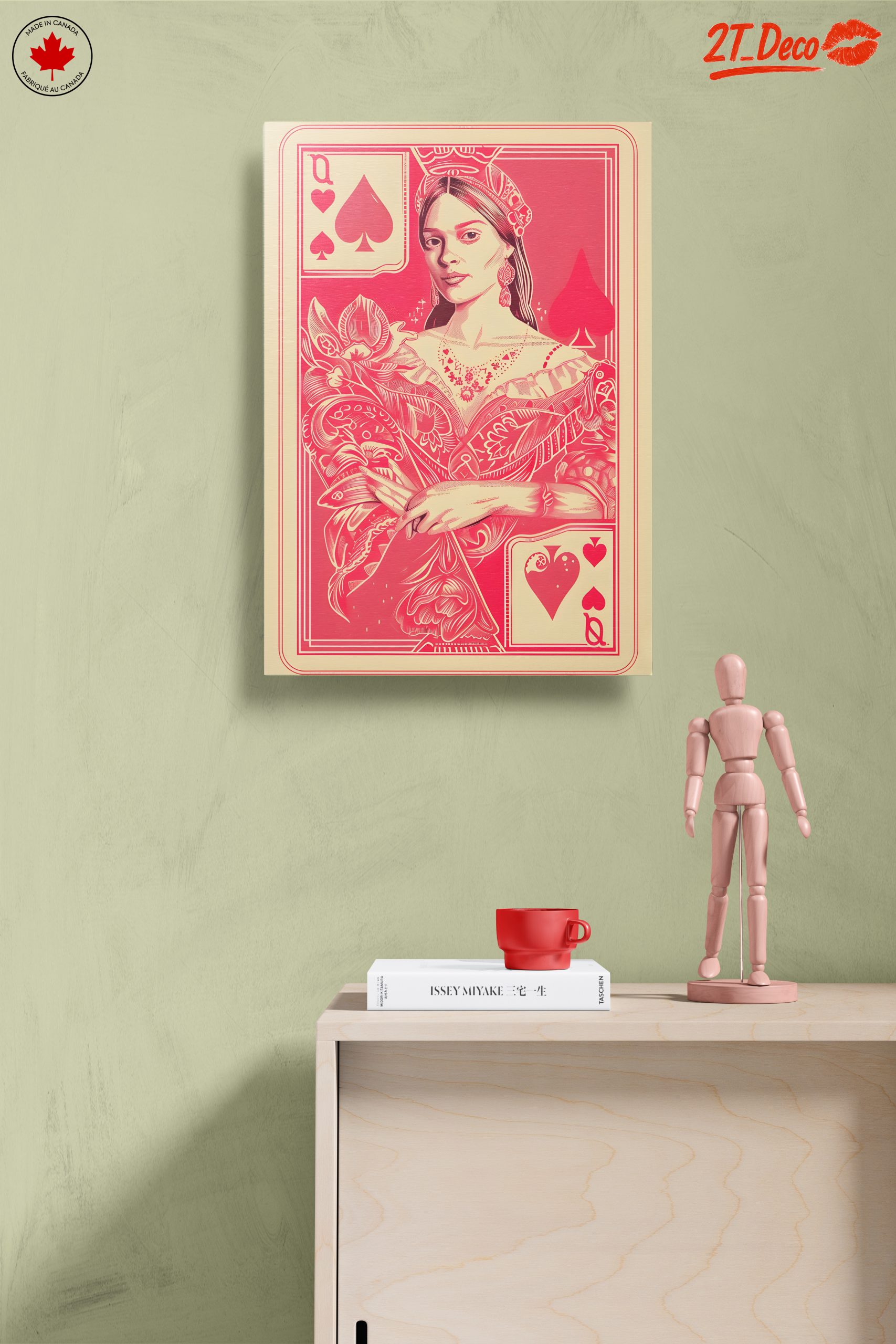 Stylized Queen Playing Card Art - Image 14