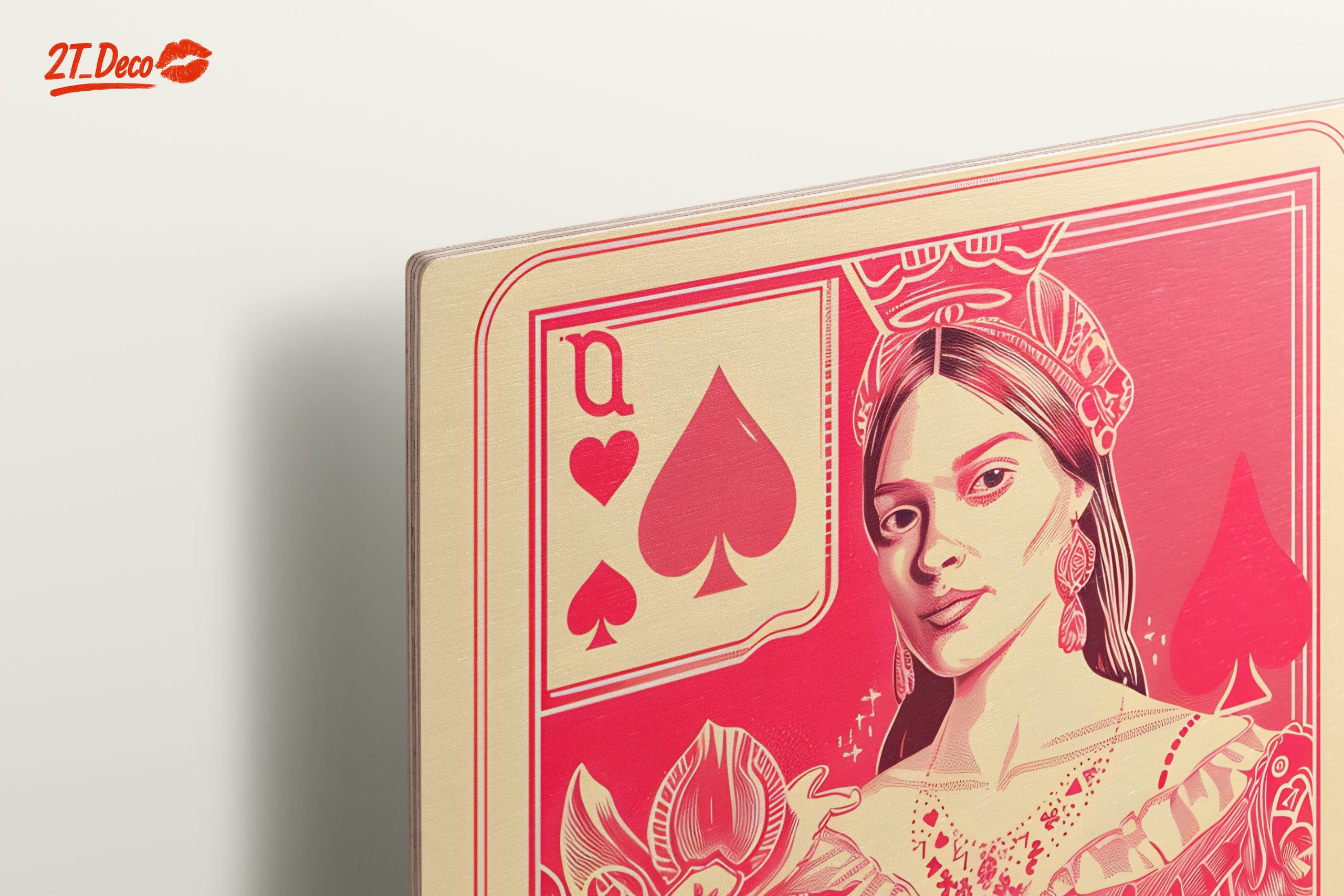 Stylized Queen Playing Card Art - Image 15