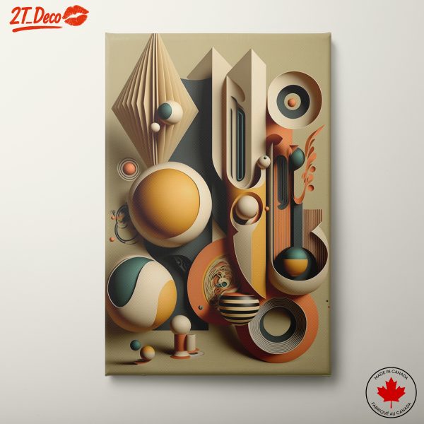 Three-Dimensional Dynamic Abstract Artwork