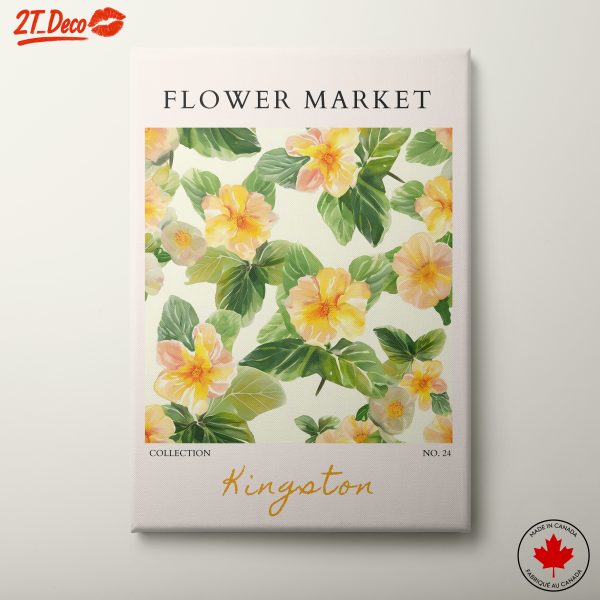 Botanical Floral Arrangement with Kingston Theme
