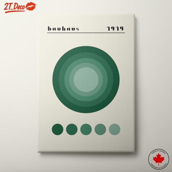 Bauhaus Geometric Circle Design 1919