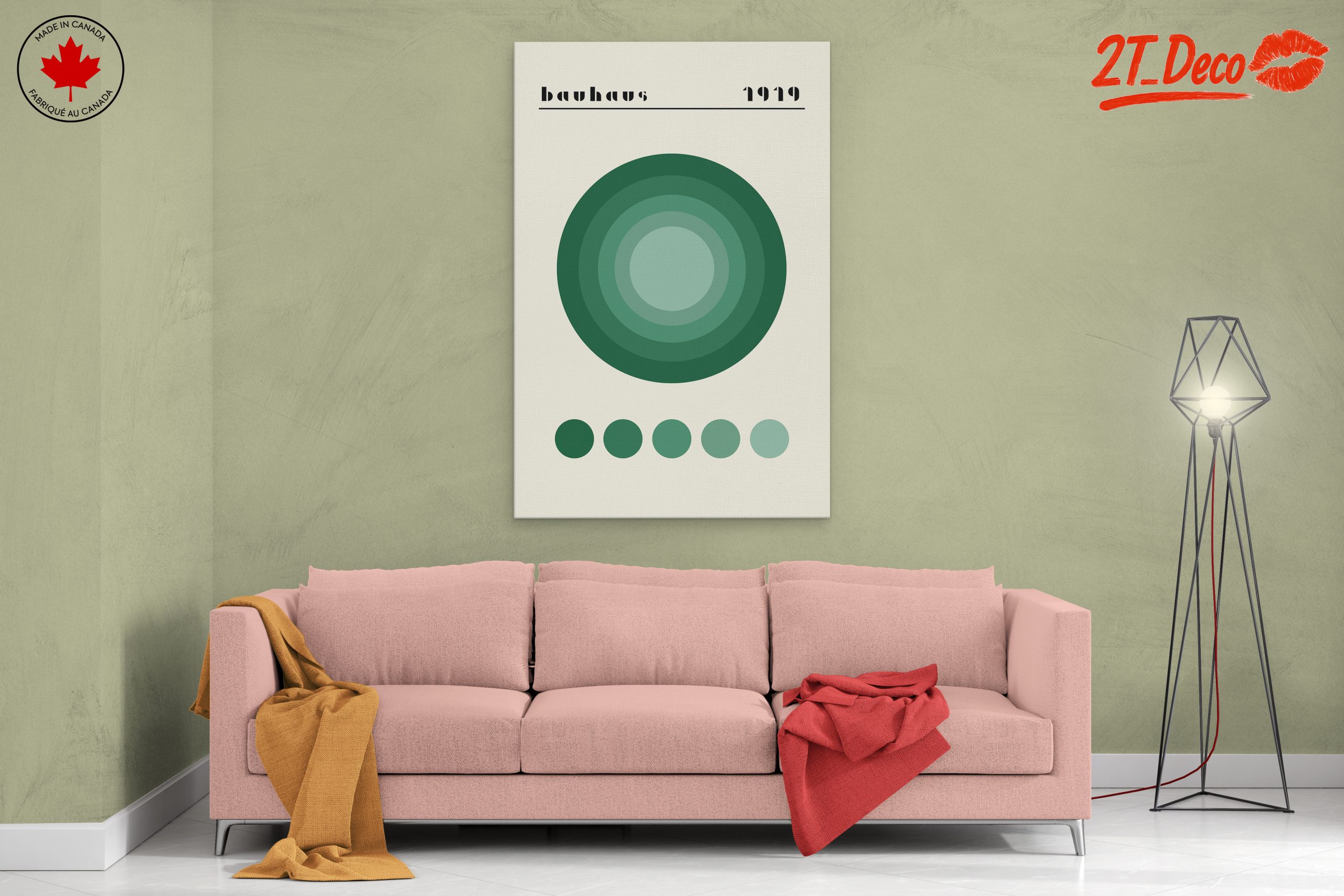 Bauhaus Geometric Circle Design 1919 - Image 2