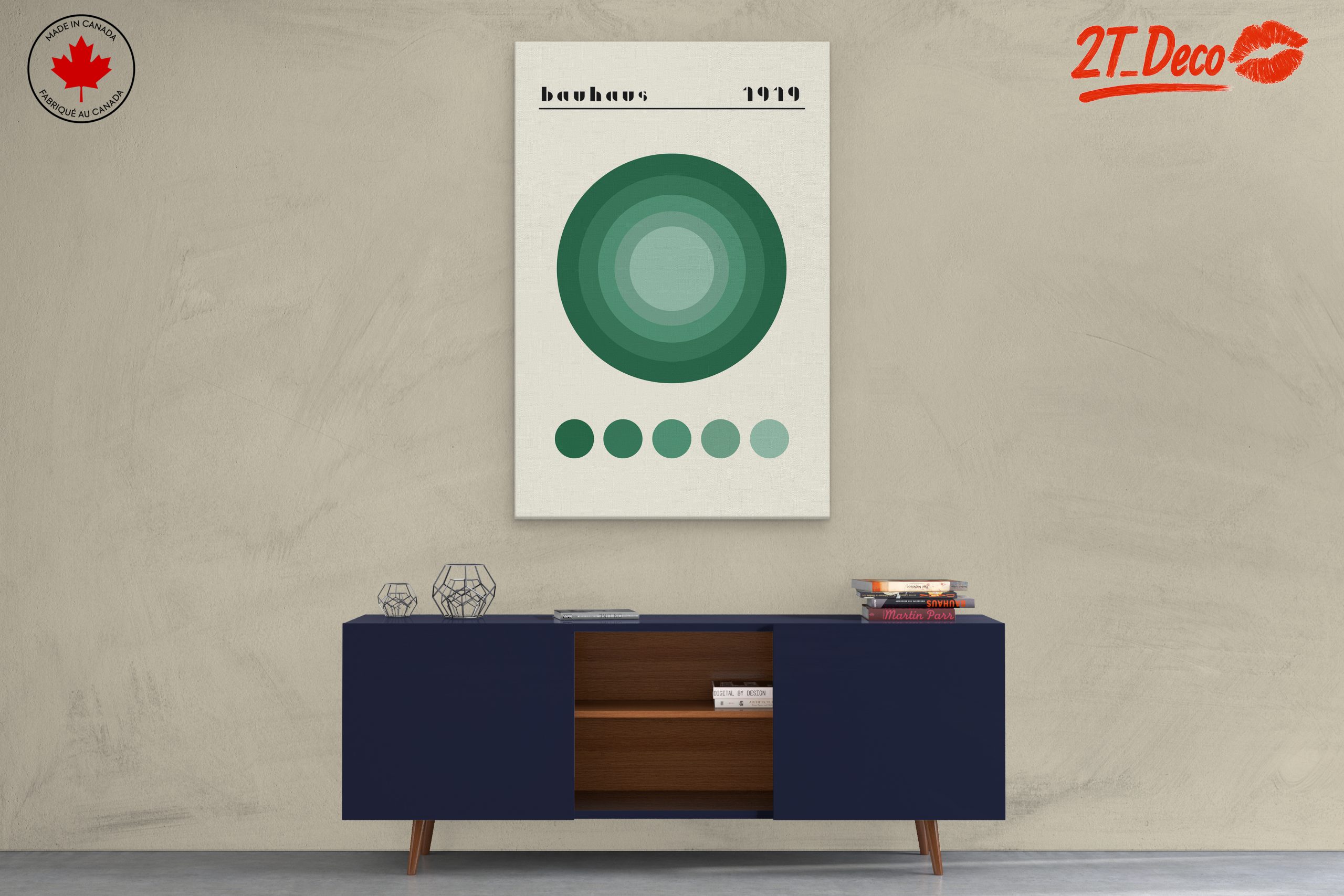 Bauhaus Geometric Circle Design 1919 - Image 3