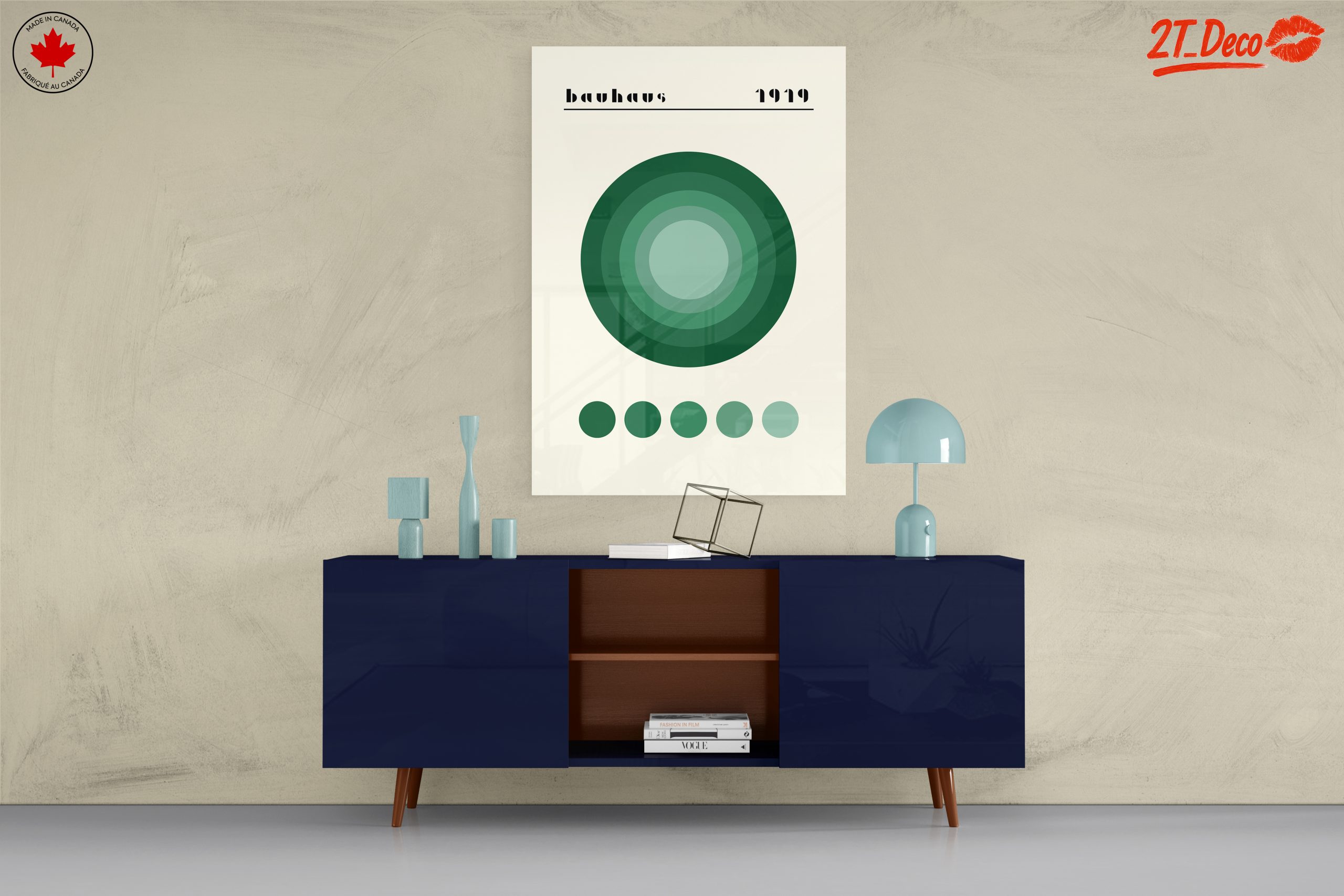 Bauhaus Geometric Circle Design 1919 - Image 8