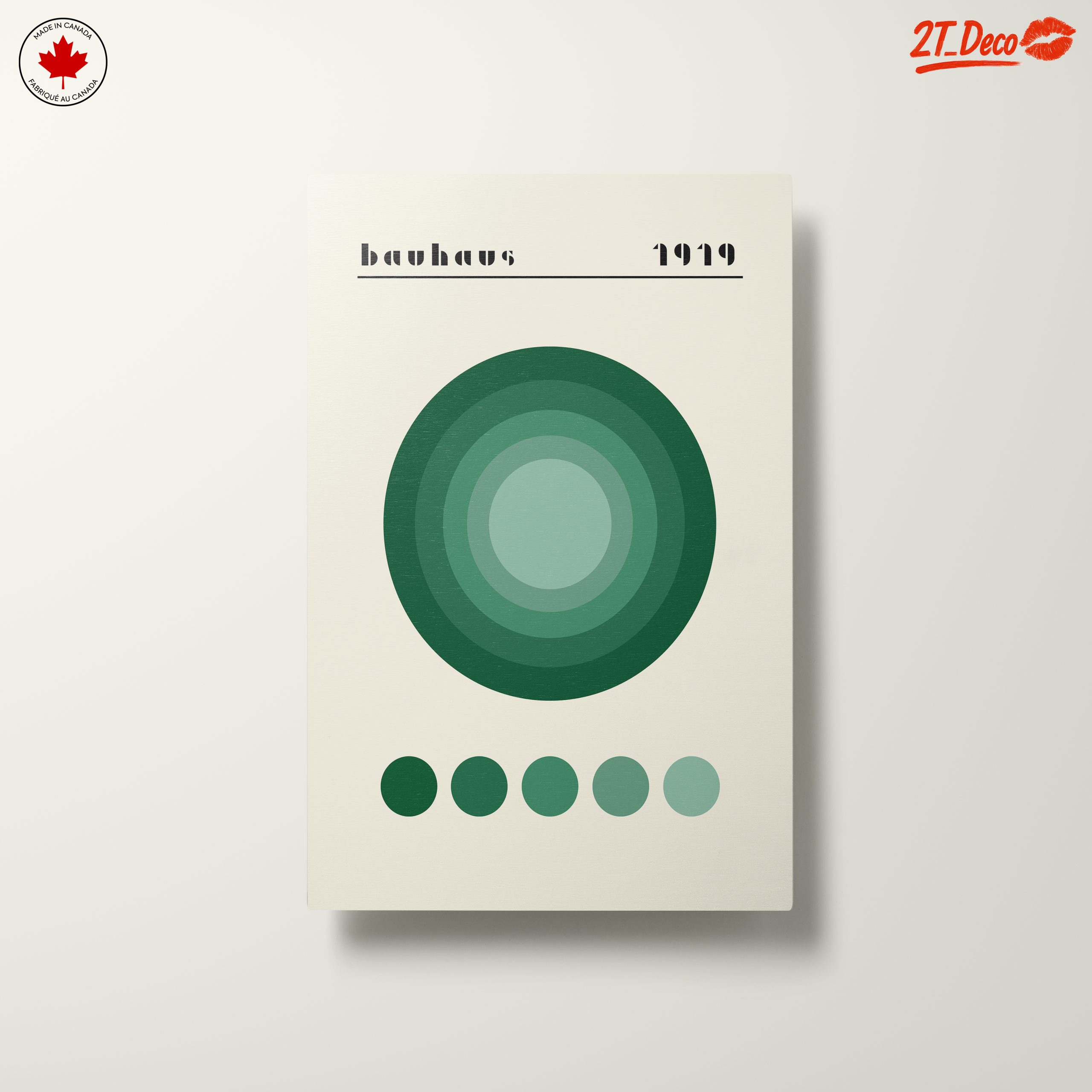 Bauhaus Geometric Circle Design 1919 - Image 10