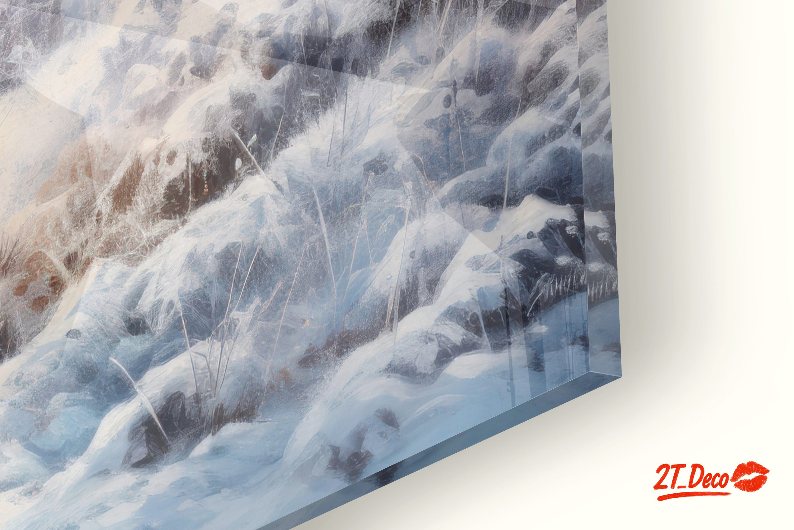 Serene Winter Landscape with Snowy Trails - Image 9