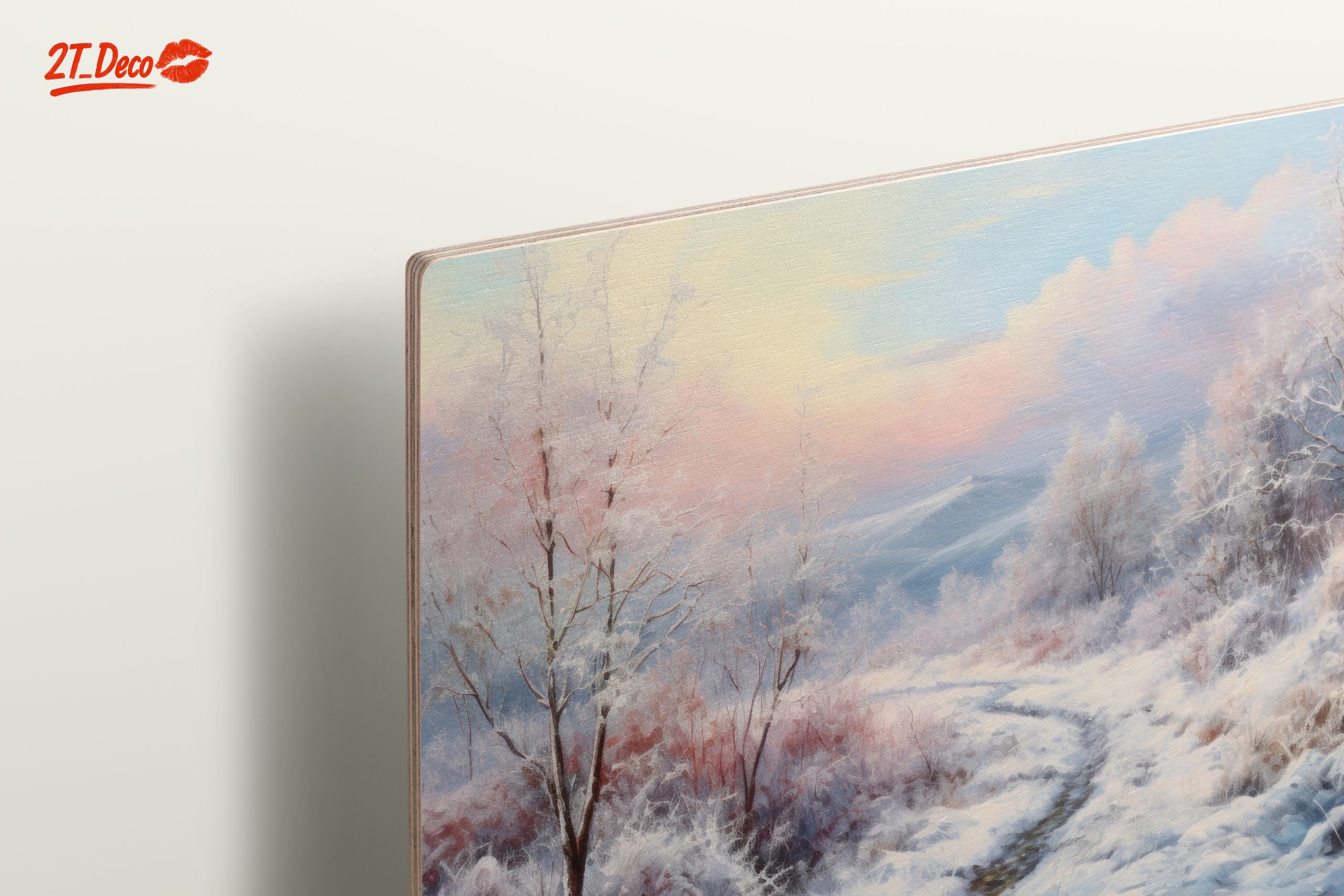 Serene Winter Landscape with Snowy Trails - Image 15