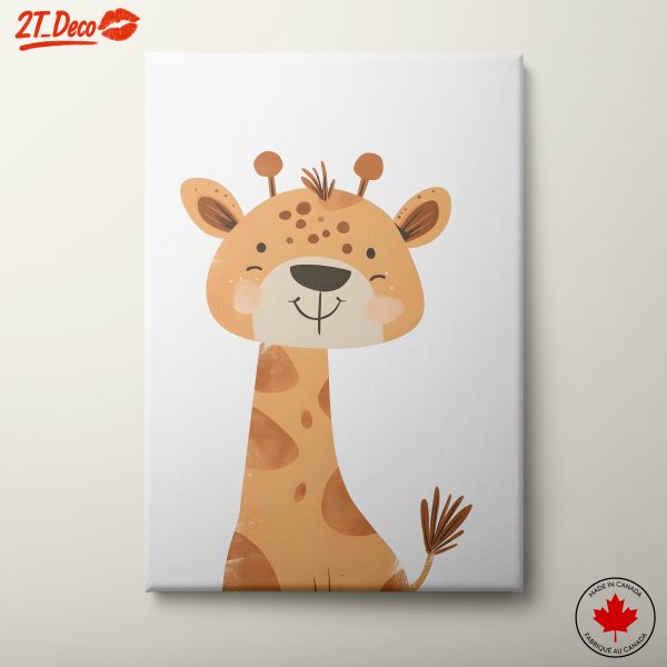 Whimsical Giraffe Artwork for Kids
