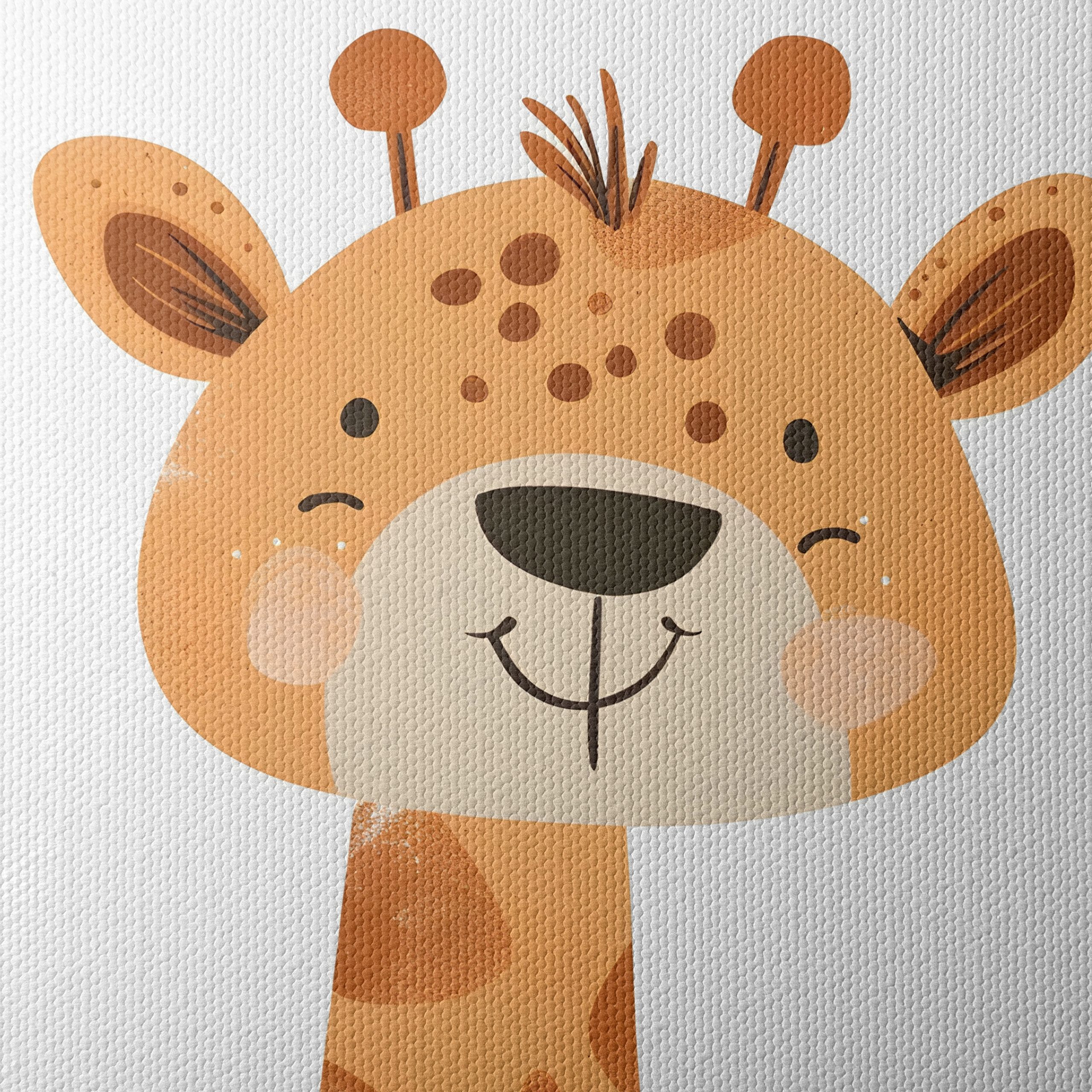 Whimsical Giraffe Artwork for Kids - Image 4