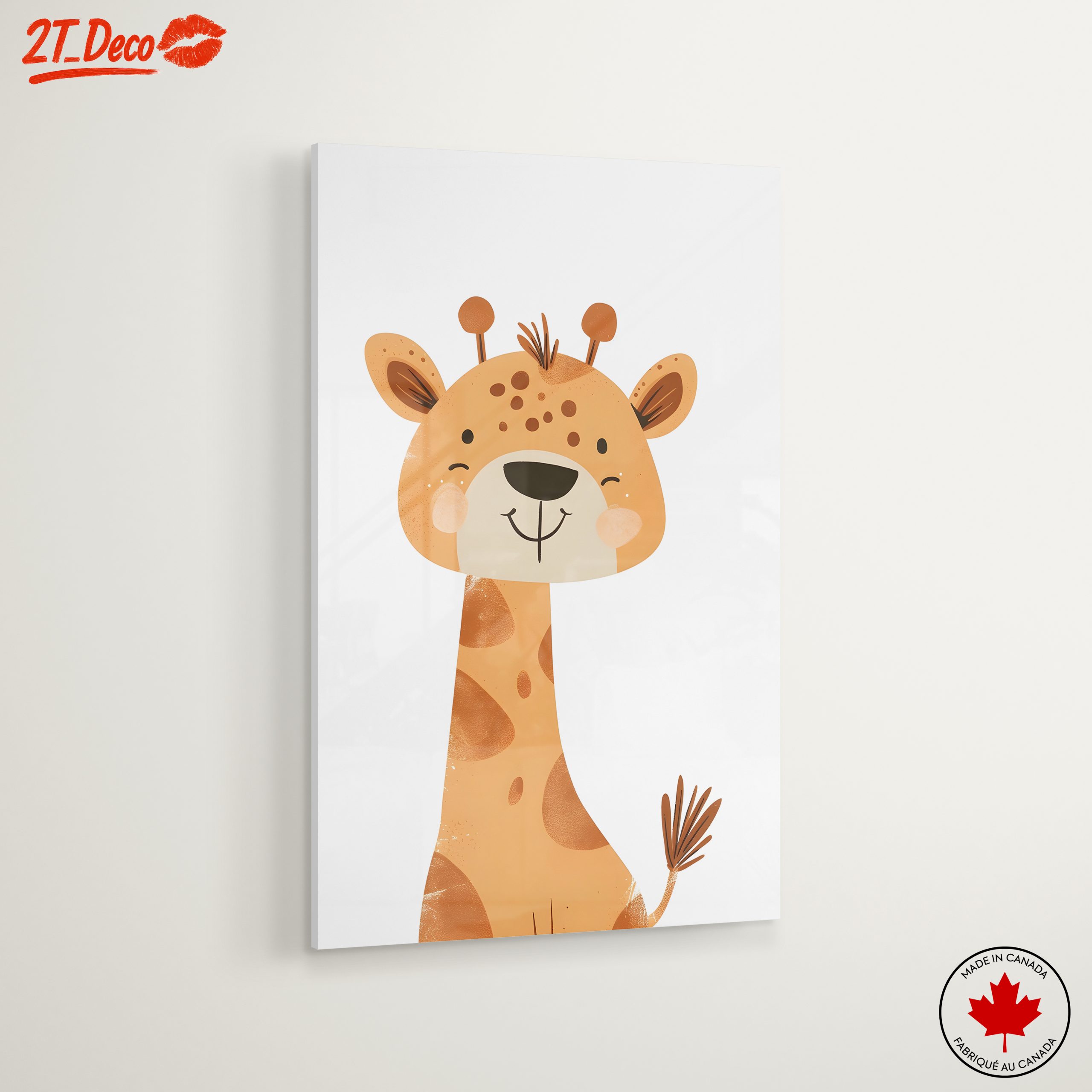 Whimsical Giraffe Artwork for Kids - Image 6